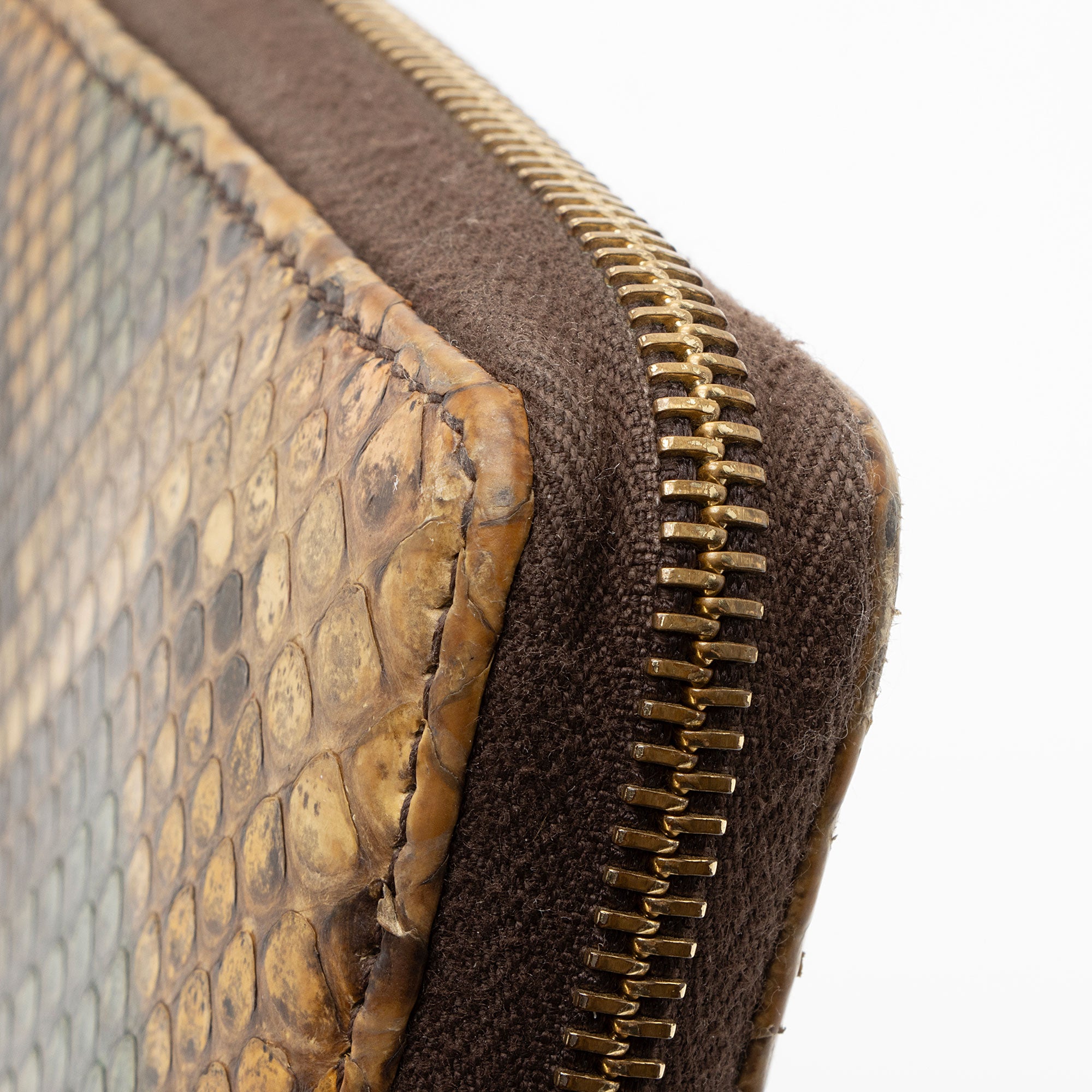 Gucci Python GG Marmont Zip Around Wallet