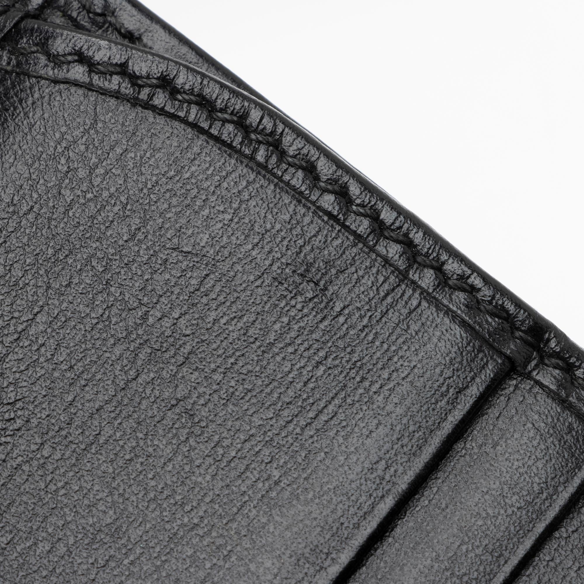 Gucci Quilted Leather GG Marmont Web Trapuntata Card Case Wallet (SHF-9USkLq)