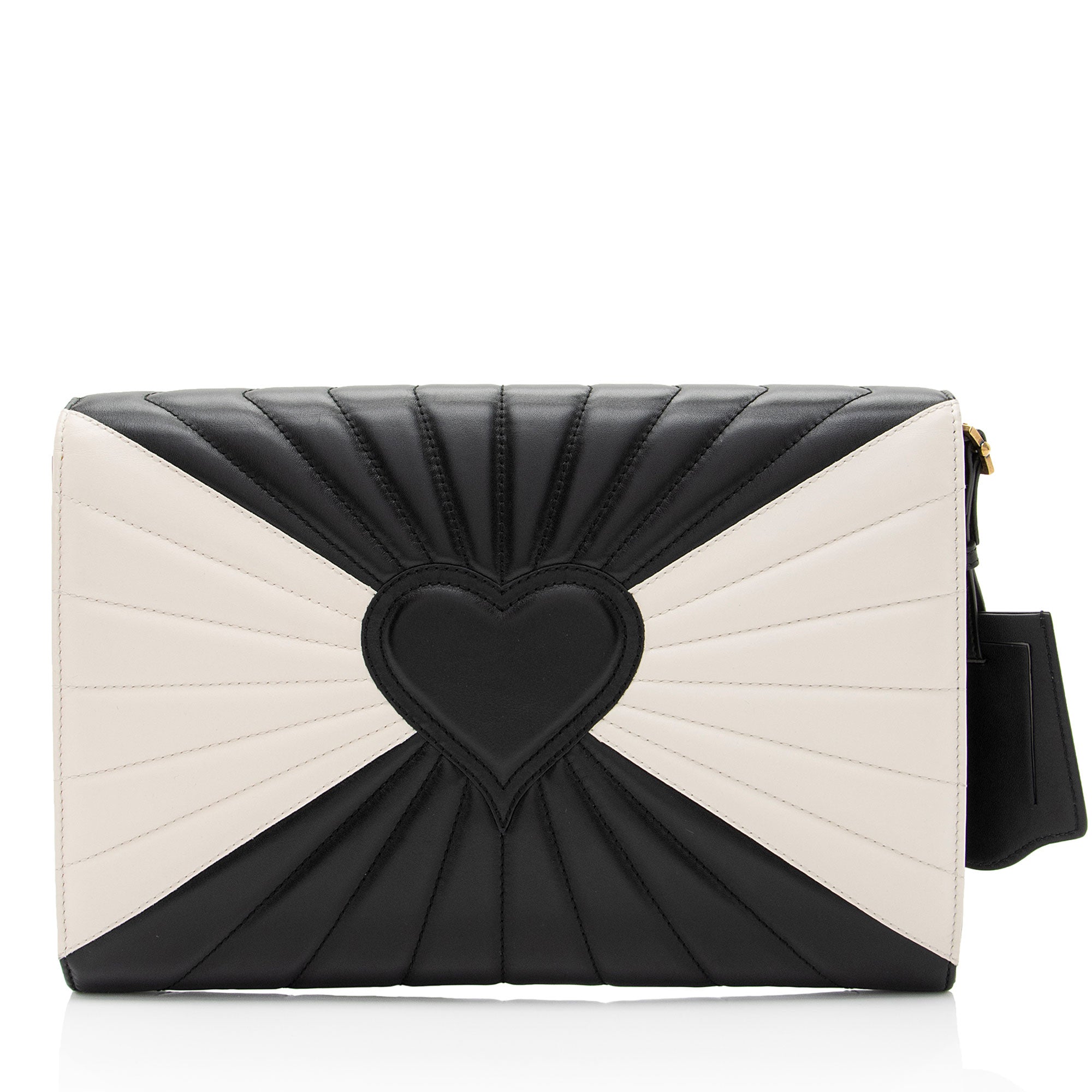 Gucci Quilted Leather Queen Margaret Bee Clutch