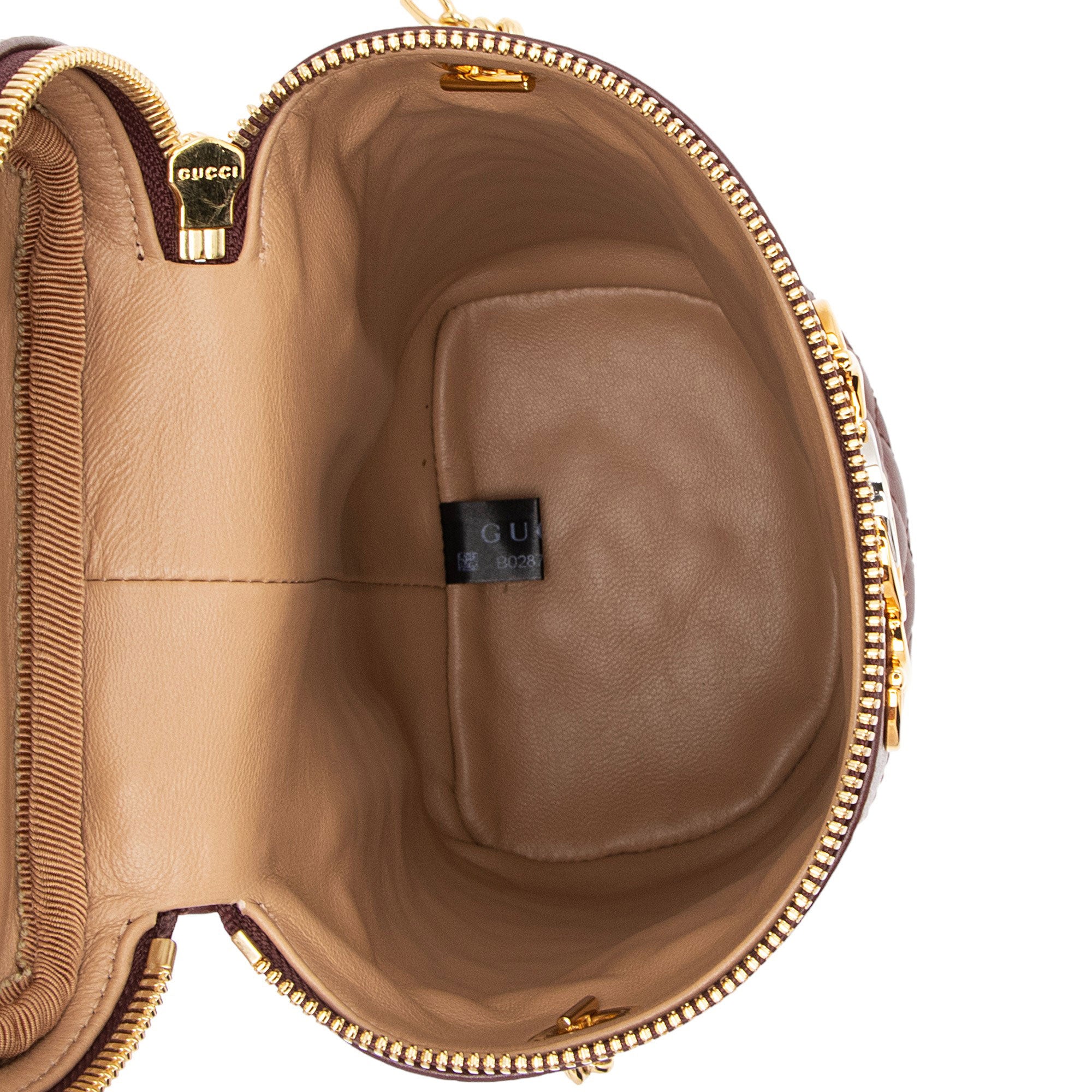 Gucci Quilted Leather Zumi Cylindrical Belt Bag