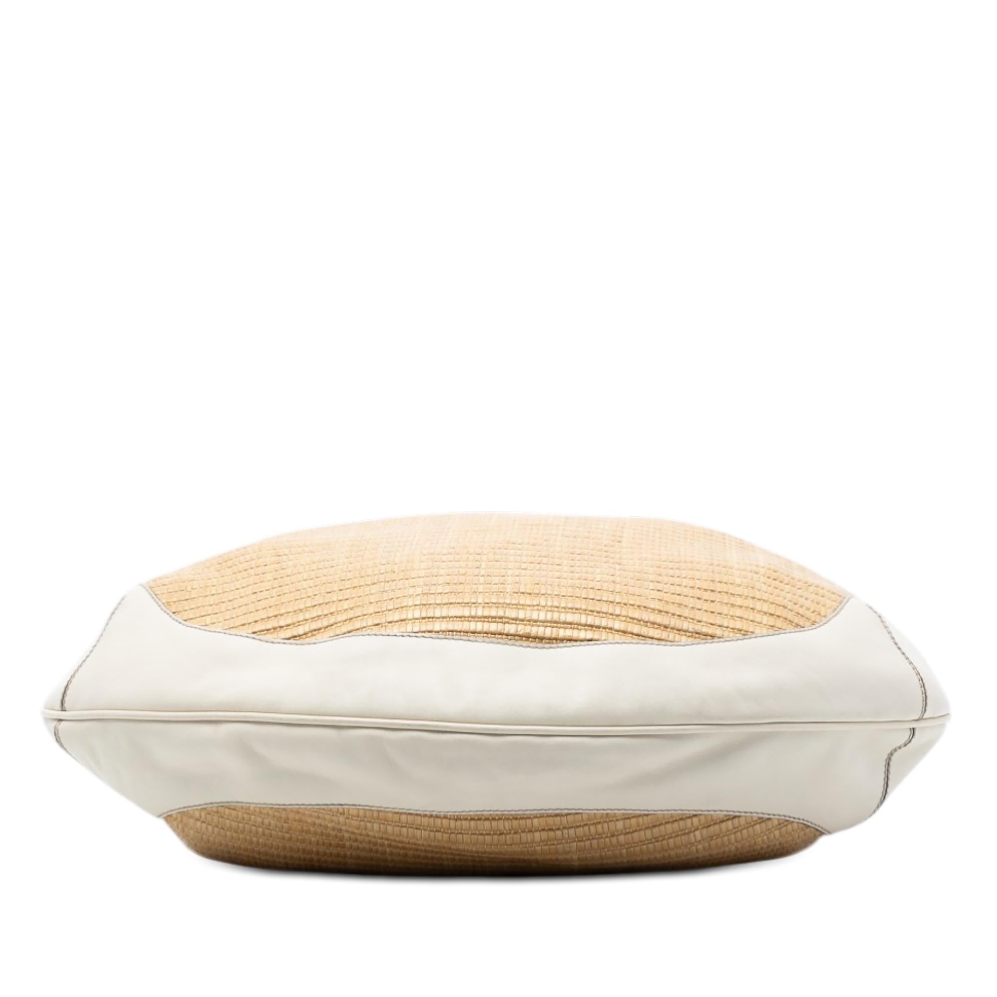 Gucci Raffia Peggy Bamboo Hobo