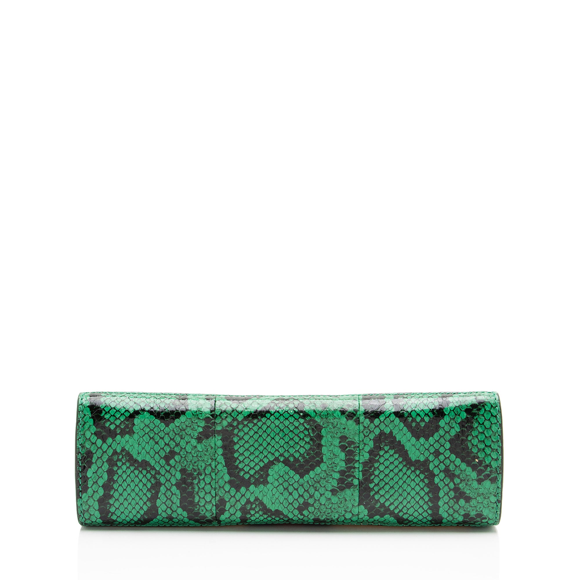 Gucci Raffia Python Ophidia Medium Chain Shoulder Bag