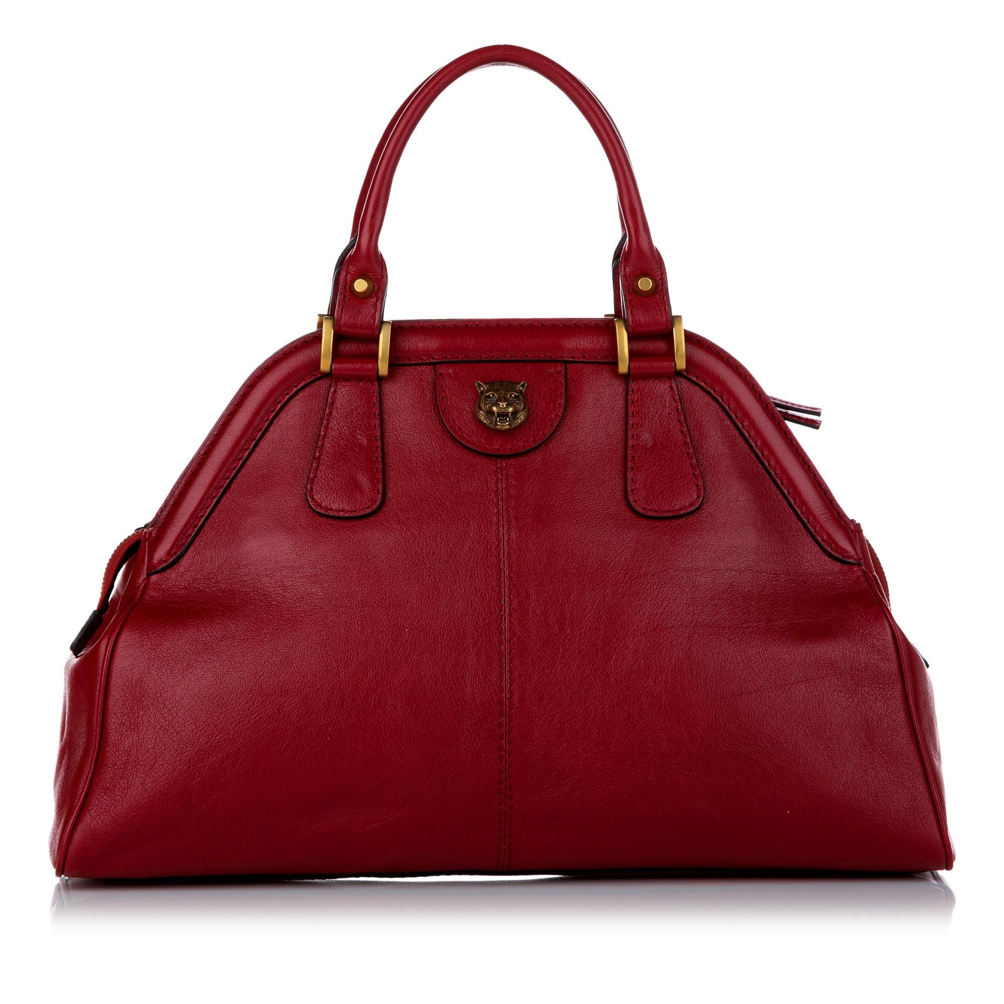Gucci ReBelle Leather Satchel (SHG-32565)