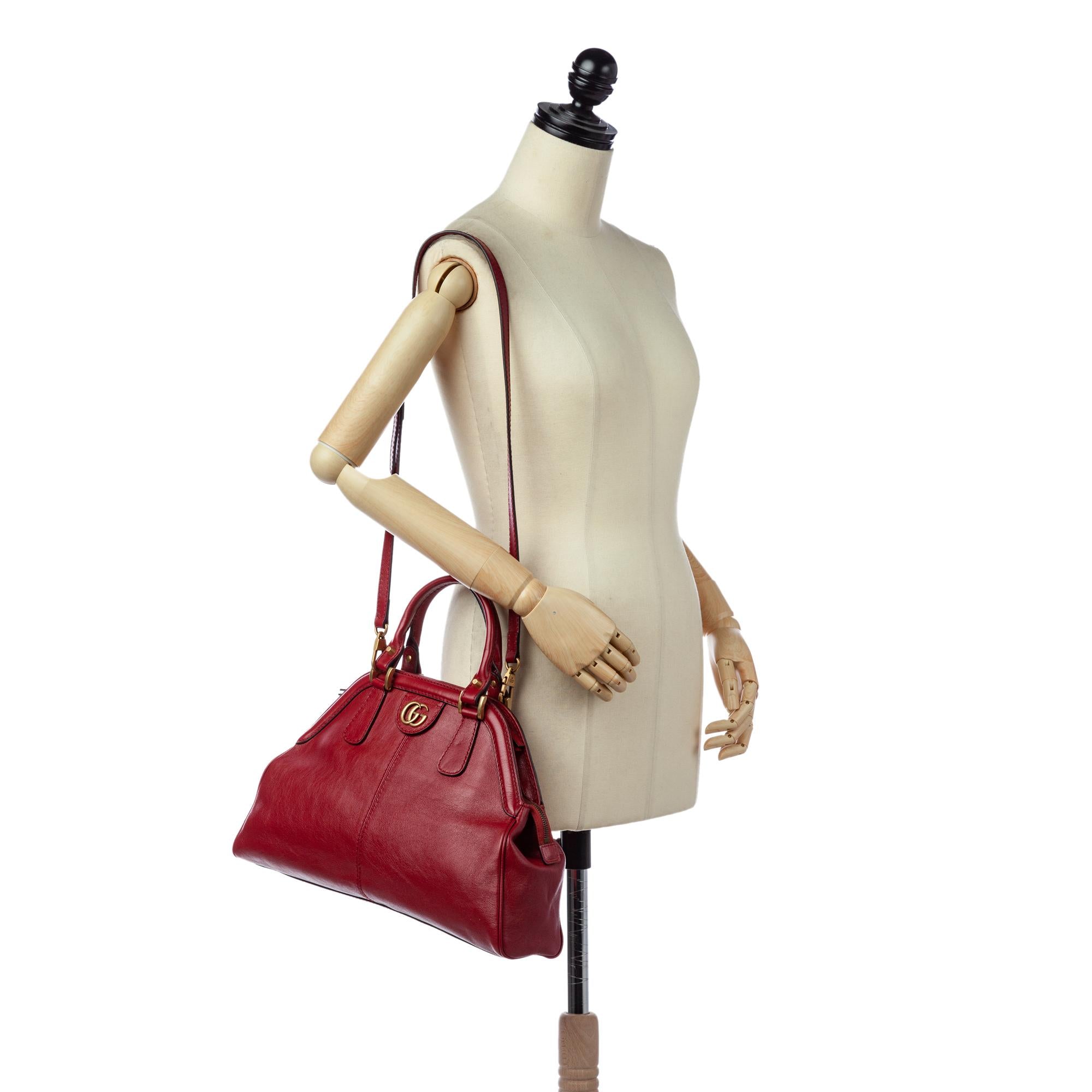 Gucci ReBelle Leather Satchel (SHG-32565)