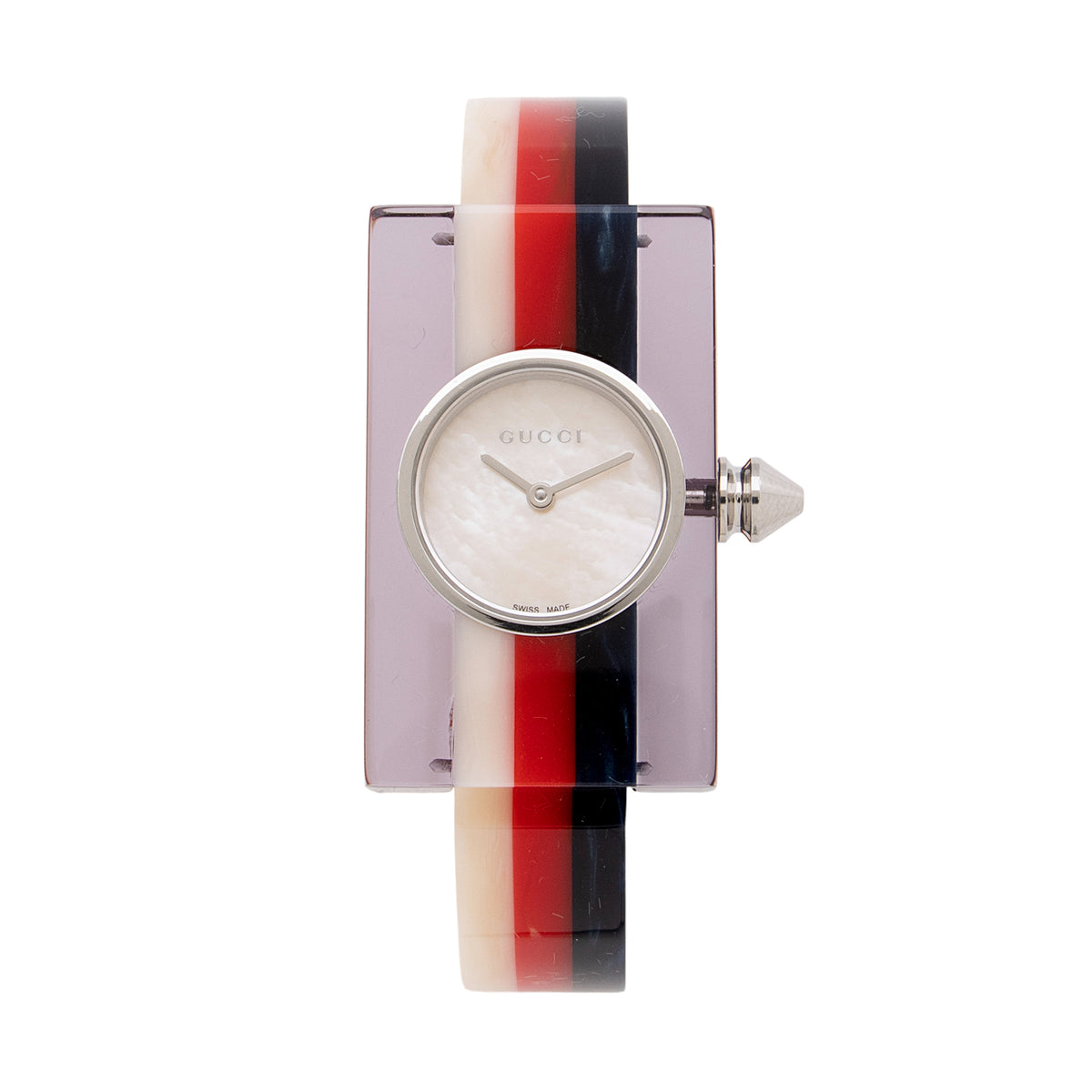 Gucci vintage watch with a red band. Gucci Watch Band 1800L Ladies Red | Replacement Strap  main image 3