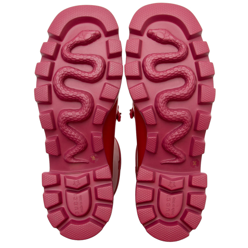 Gucci Rubber Horsebit Ankle Boots - Size 8 / 38 (SHF-eaQXGA)
