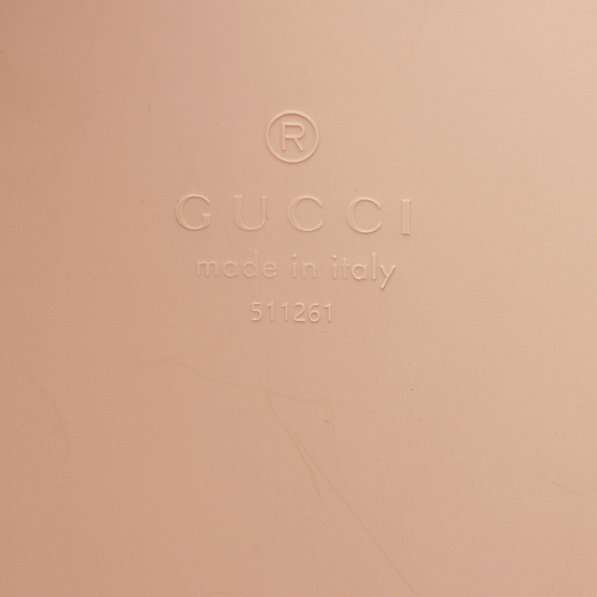 Gucci Rubber Logo Oversized Tote