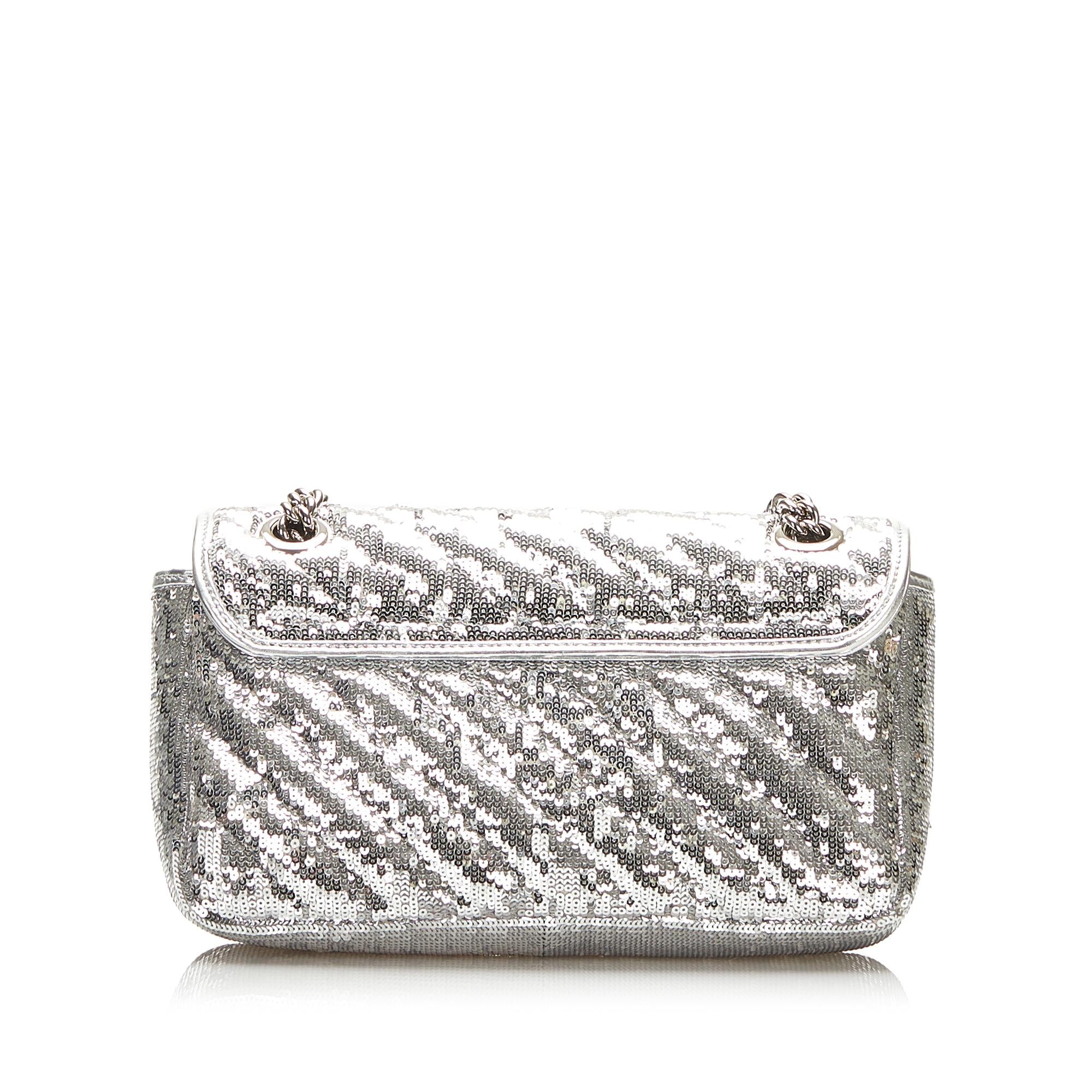 Gucci Sequin GG Marmont Small Matelasse (SHG-36500)