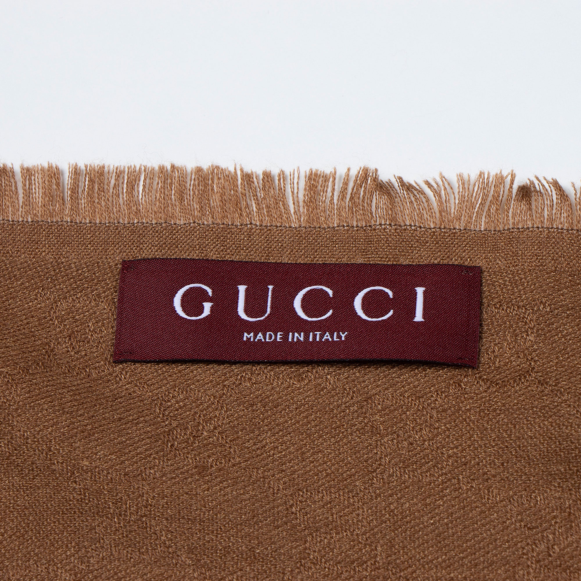 Gucci Silk Wool GG 140cm Shawl