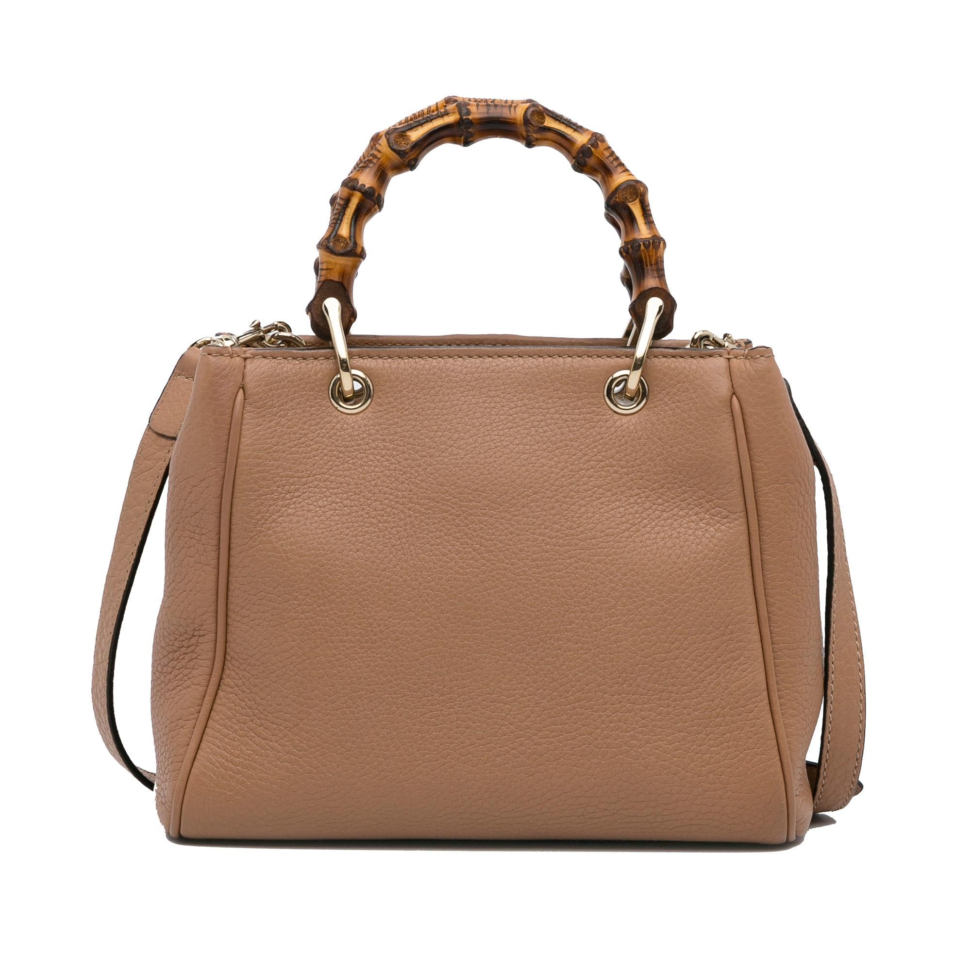 Gucci Small Bamboo Shopper (SHG-1a1ngy)