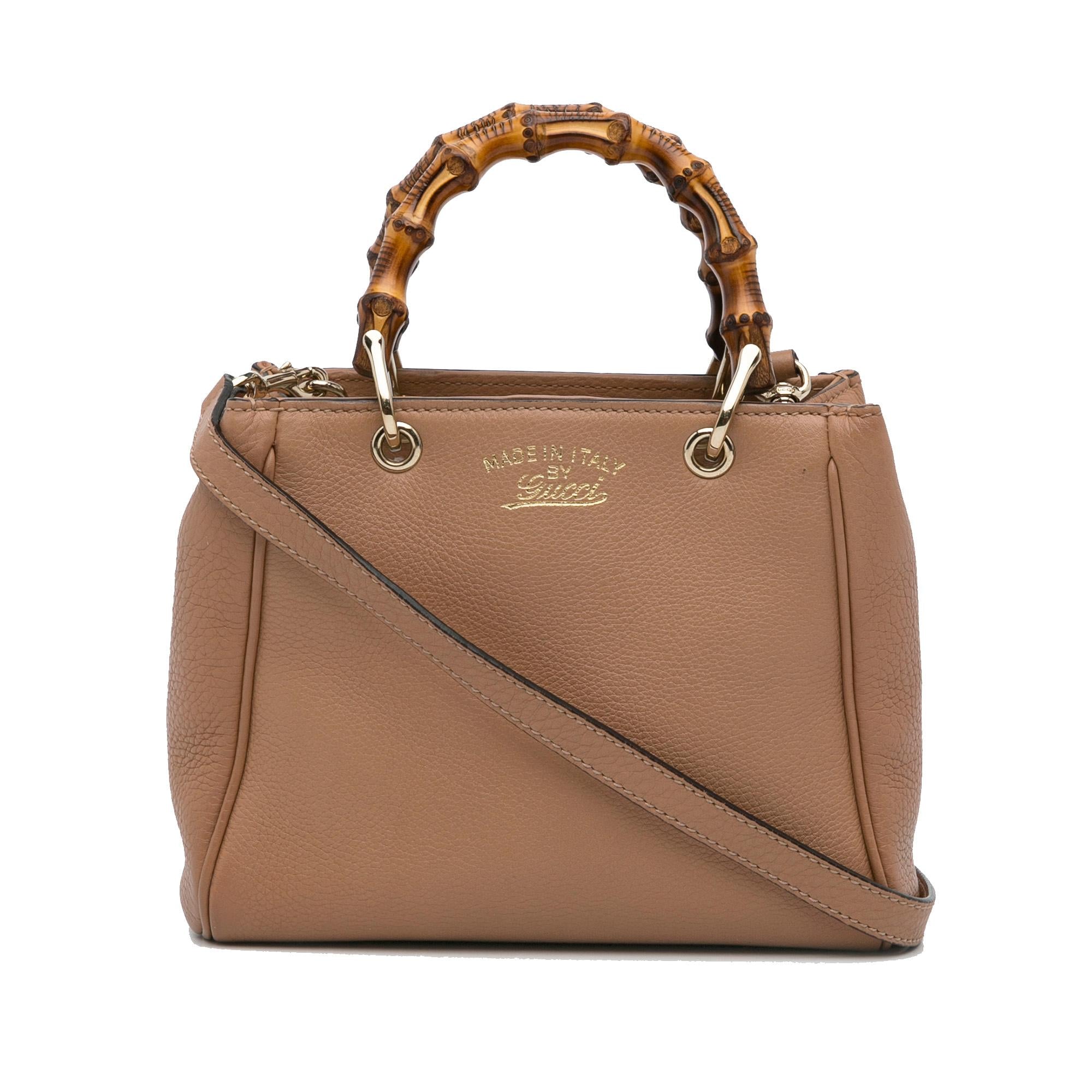 Gucci Small Bamboo Shopper (SHG-1a1ngy)