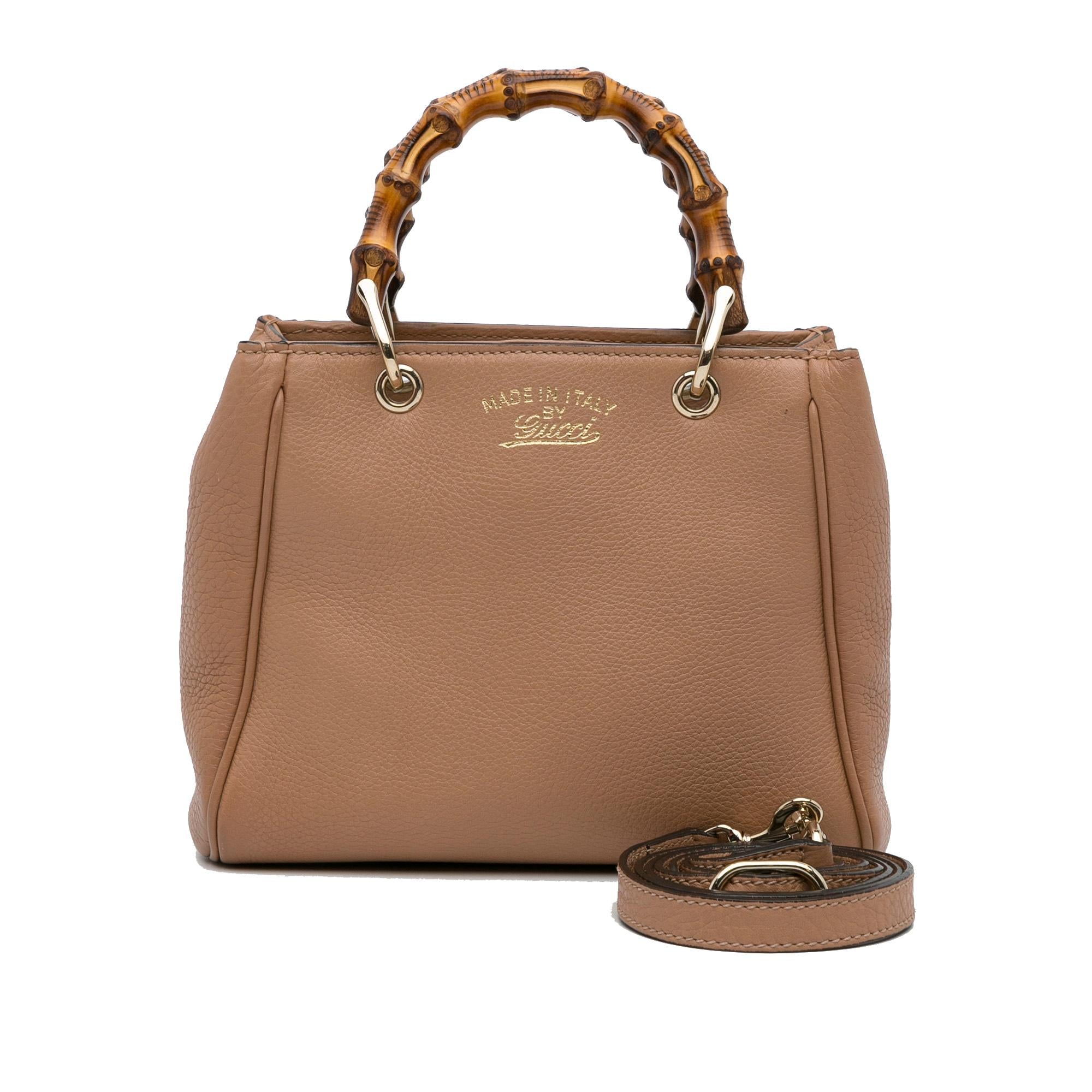 Gucci Small Bamboo Shopper (SHG-1a1ngy)