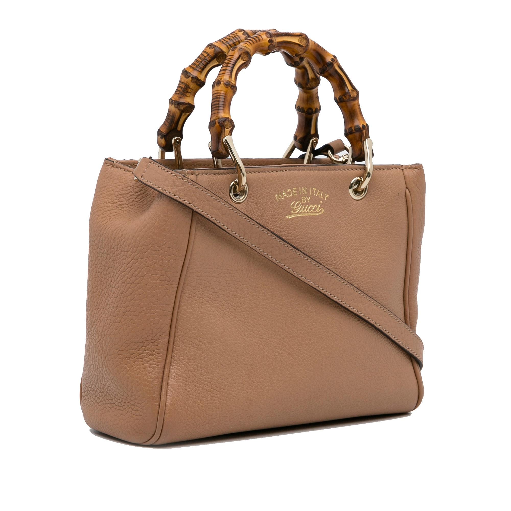 Gucci Small Bamboo Shopper (SHG-1a1ngy)