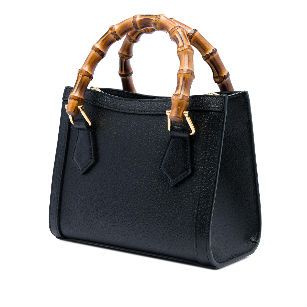 Gucci Small Calfskin Bamboo Diana Satchel