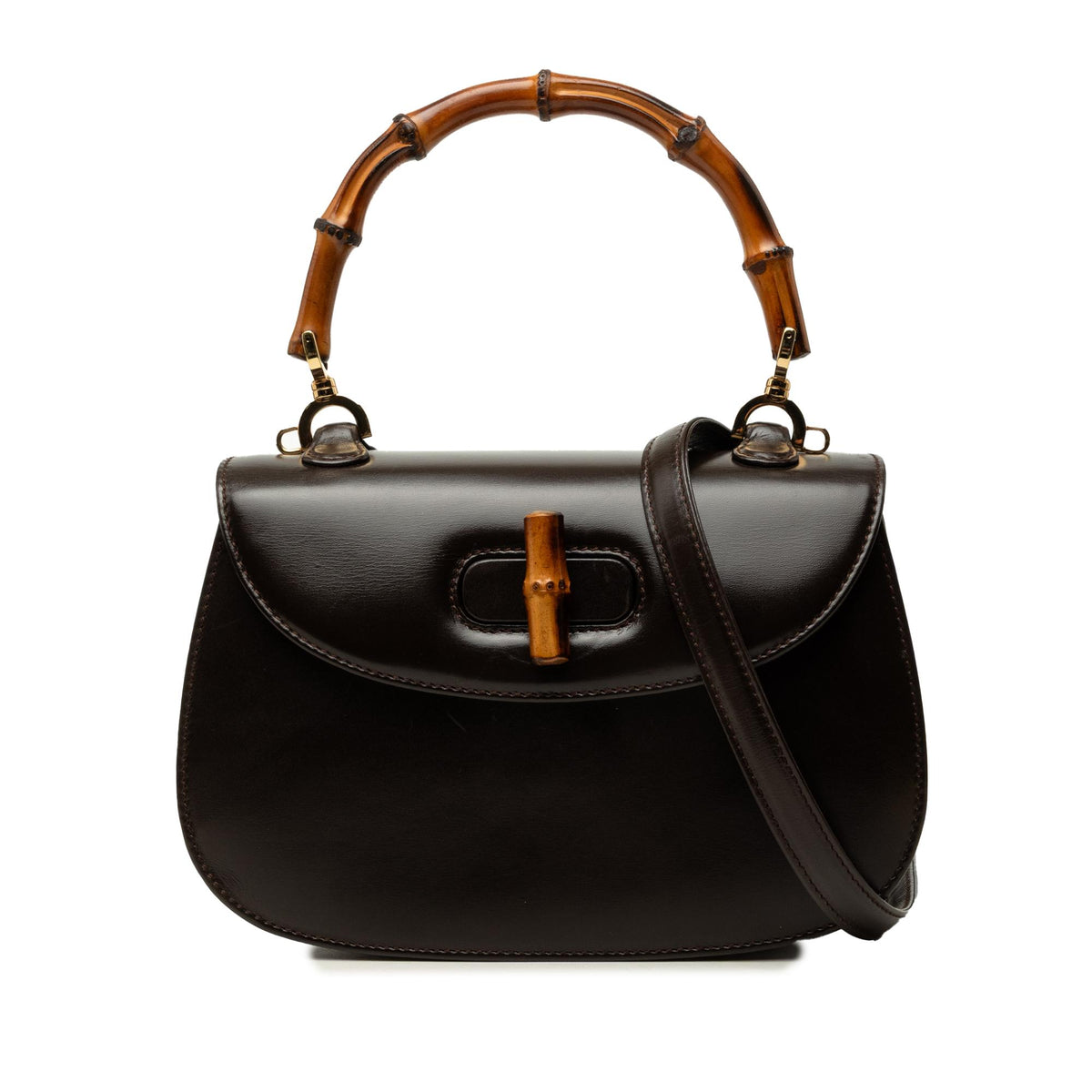 Gucci Small Calfskin Bamboo Night