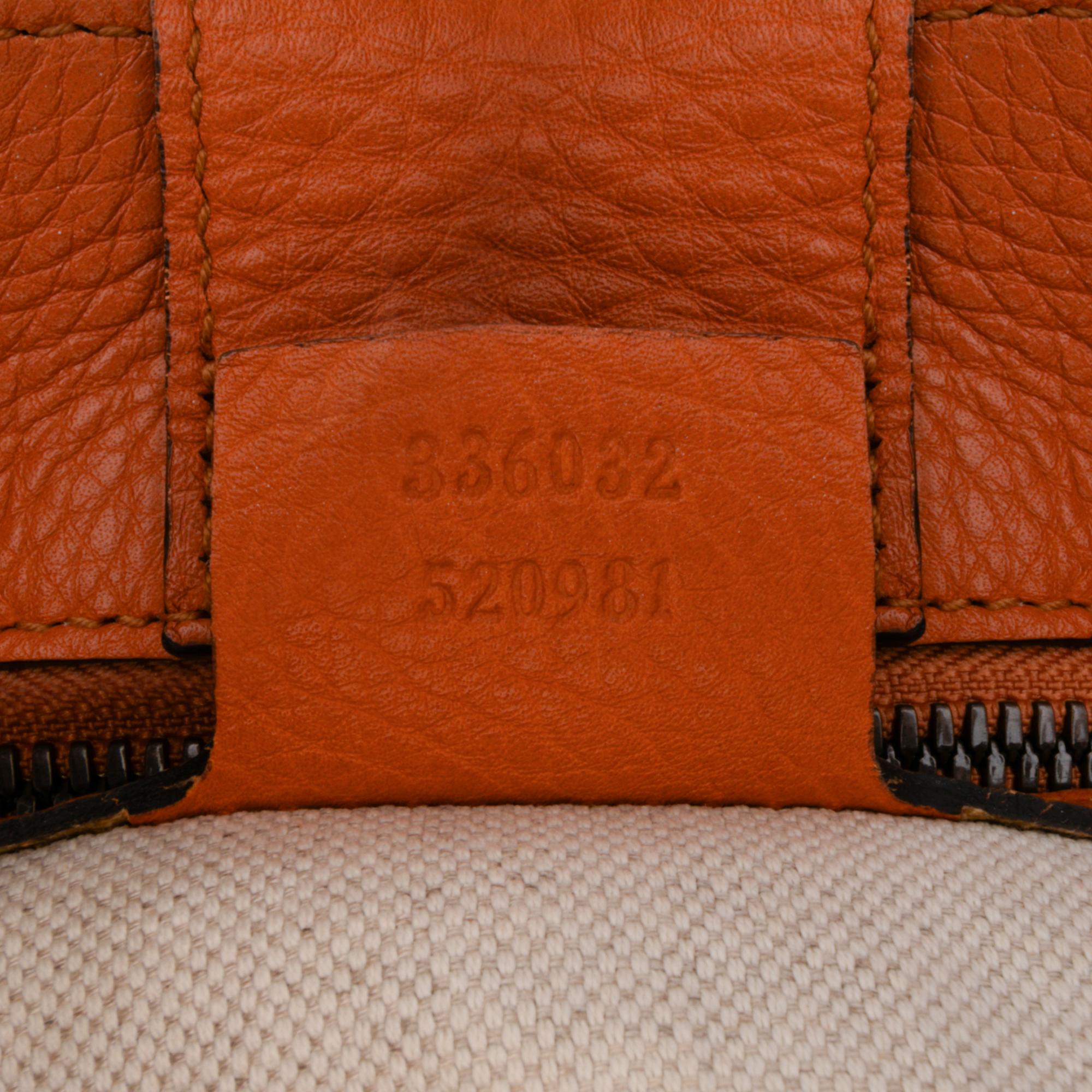 Gucci Small Calfskin Bamboo Shopper Satchel