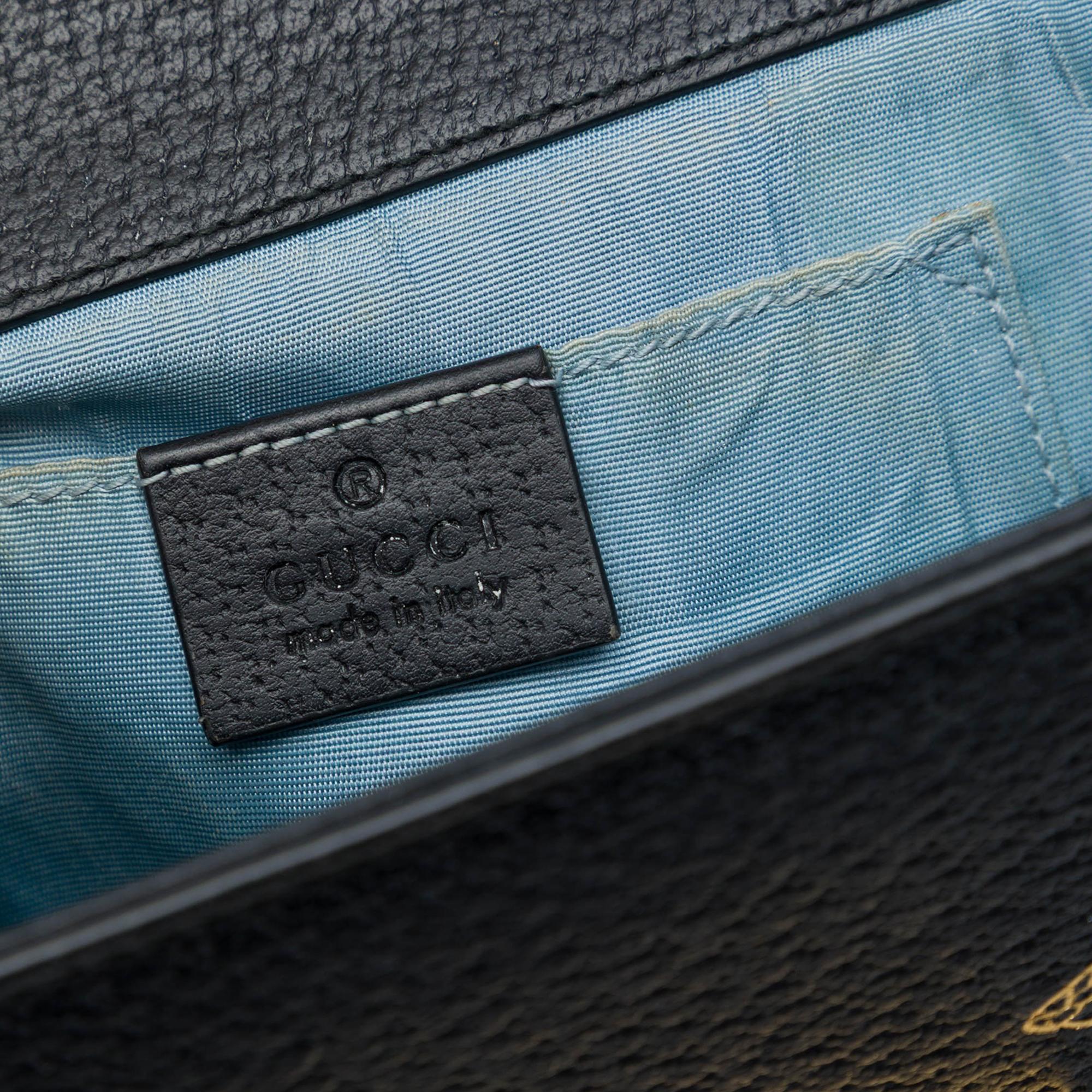 Gucci Small Calfskin Bee Star Padlock Crossbody