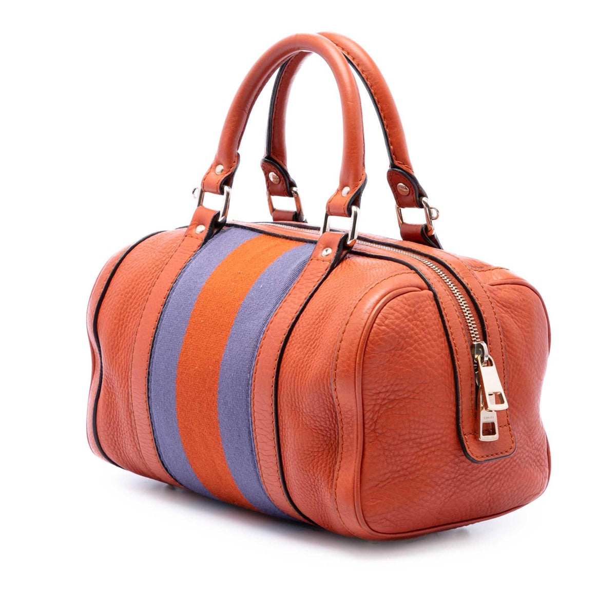 Gucci Small Calfskin Web Joy Boston Bag