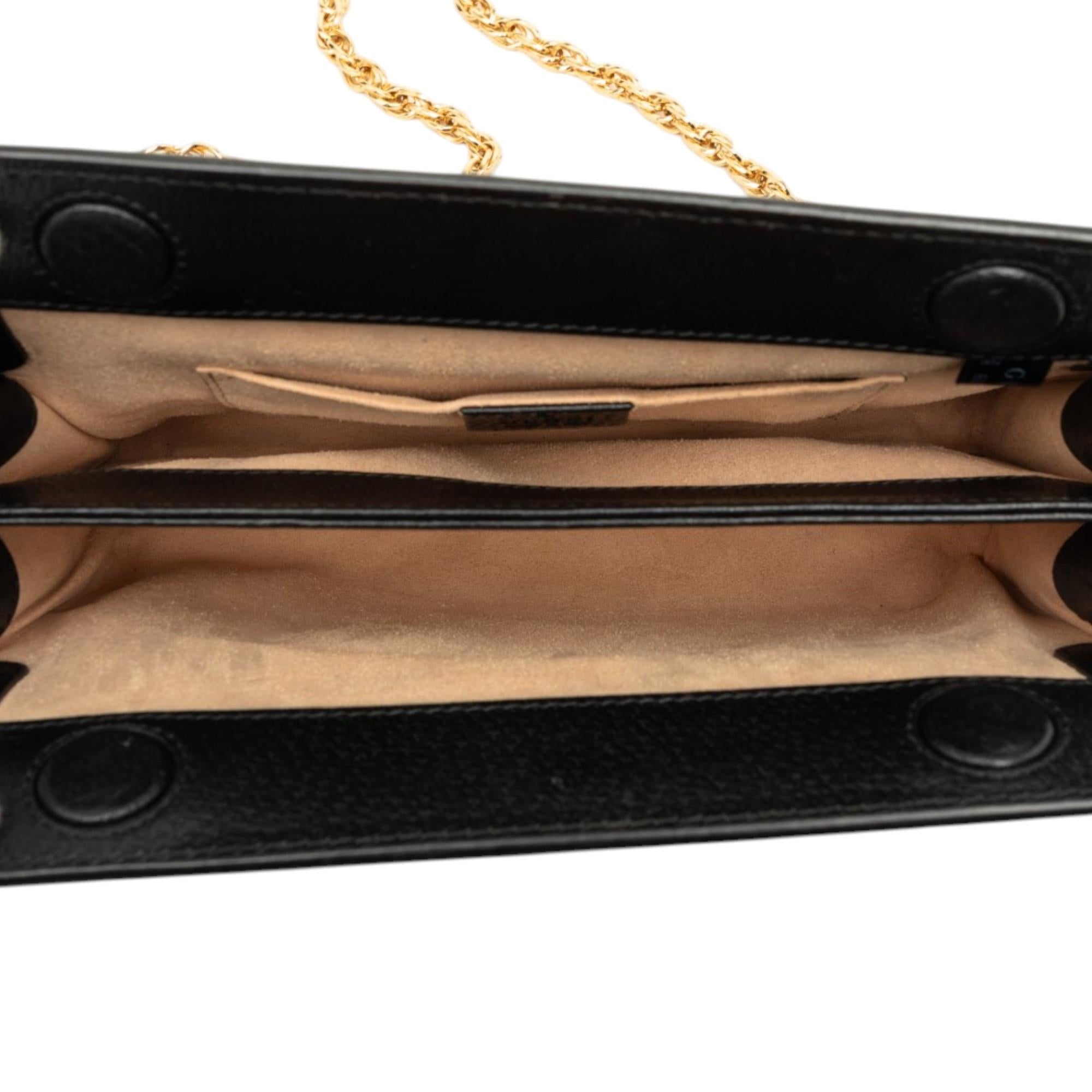 Gucci Small Calfskin Web Ophidia Chain Crossbody