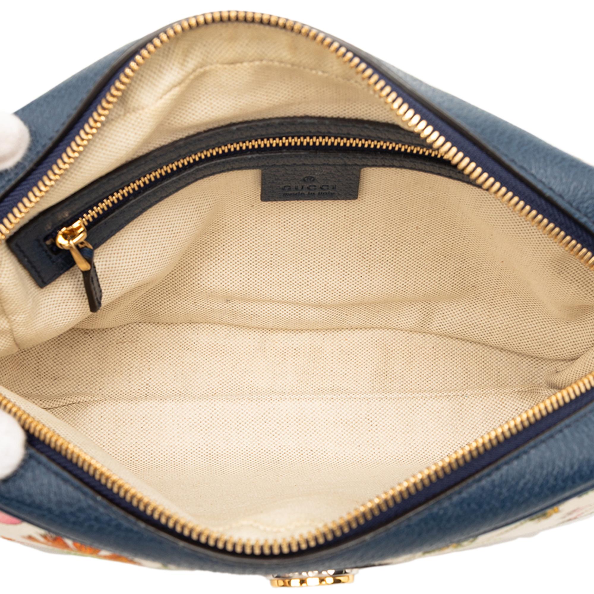 Gucci Small Canvas Flora Crossbody