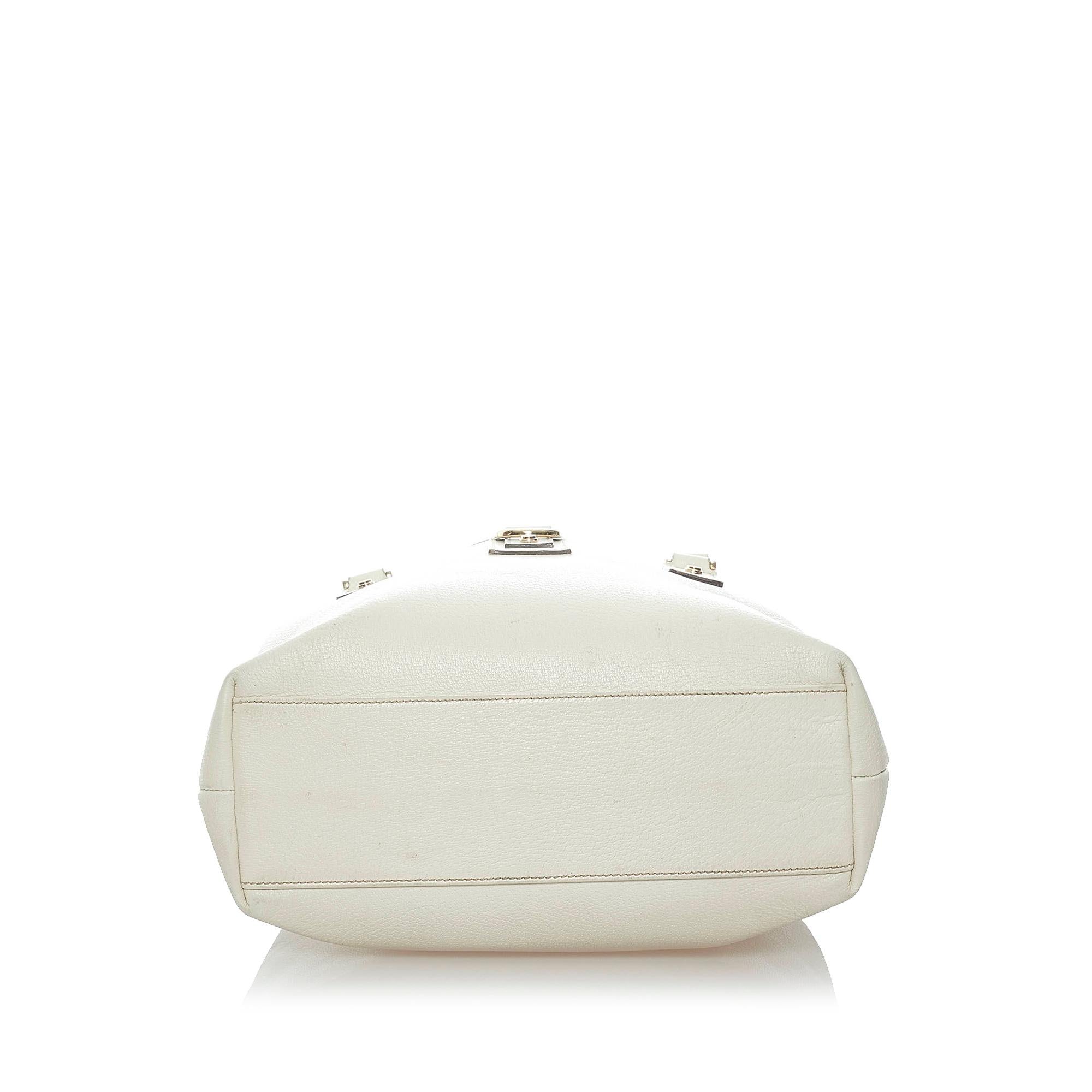 Gucci Small D-Ring Leather Tote Bag (SHG-37756)