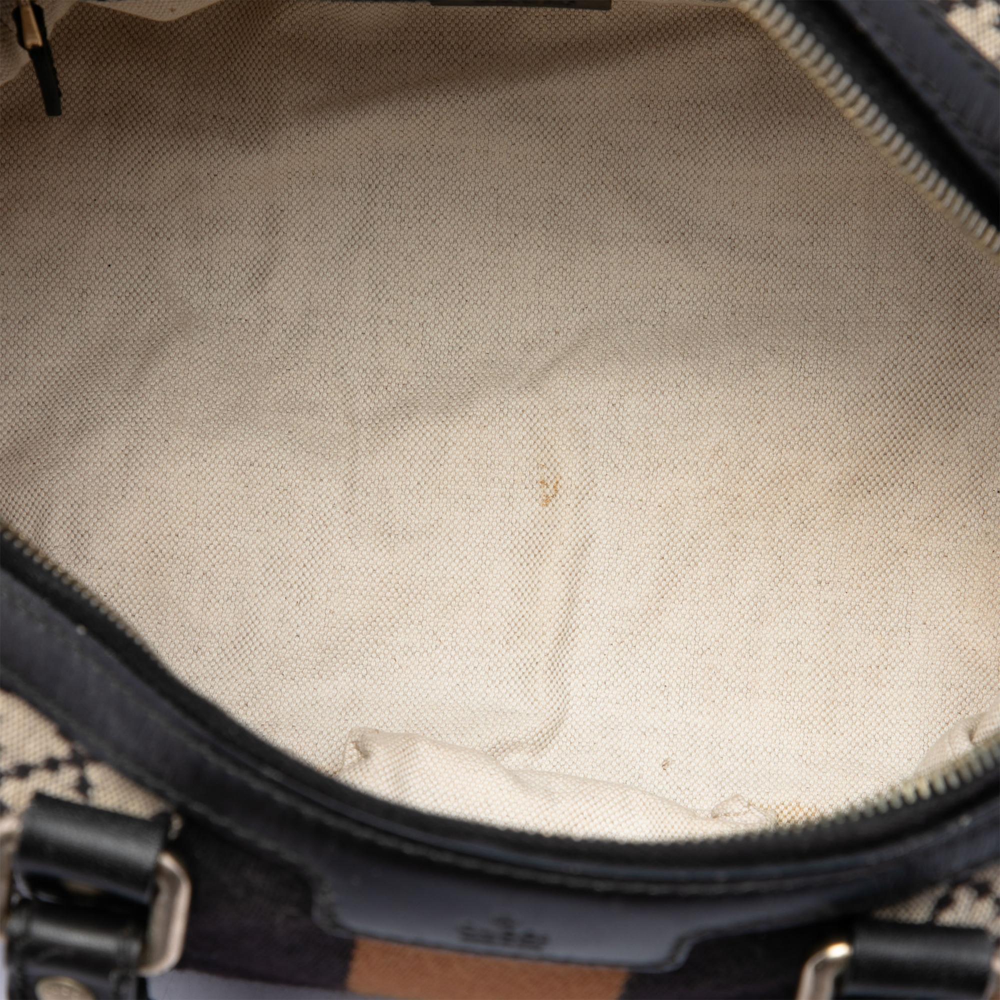 Gucci Small Diamante Canvas Web Joy Boston Bag