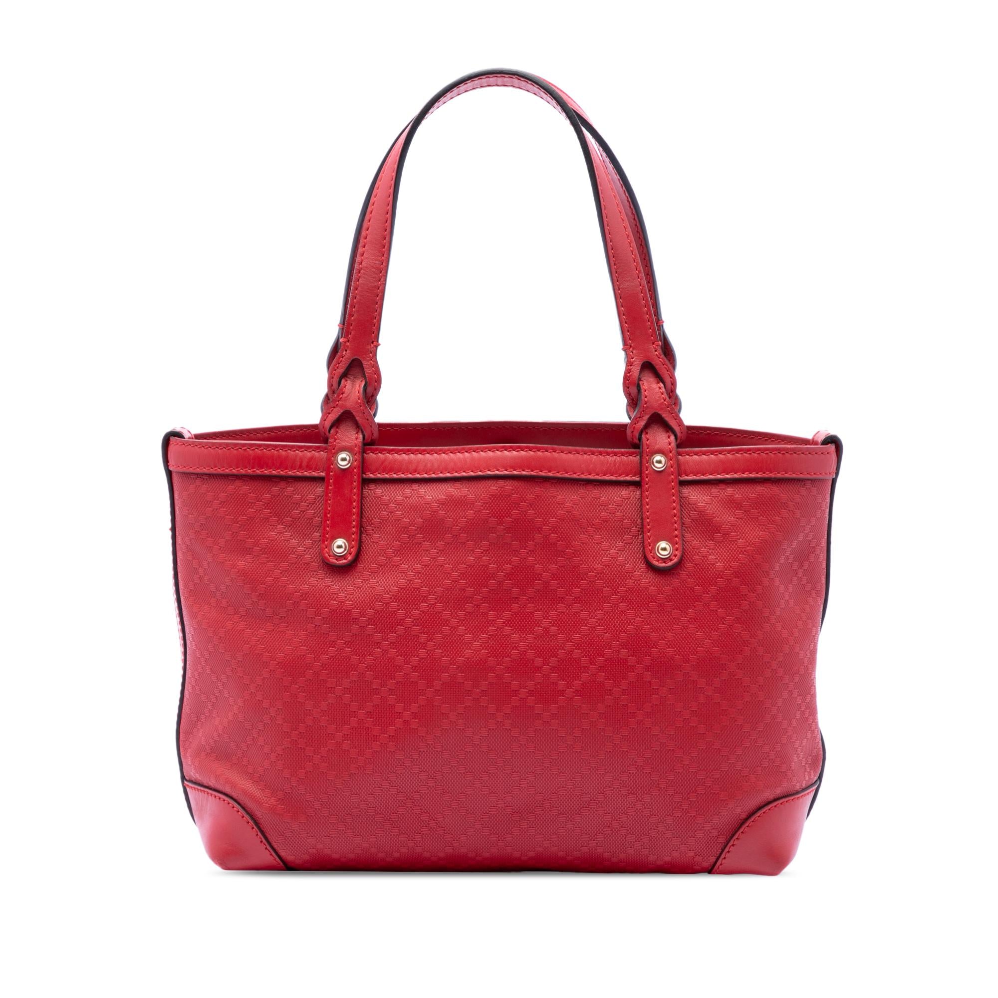 Gucci Small Diamante Leather Craft Tote