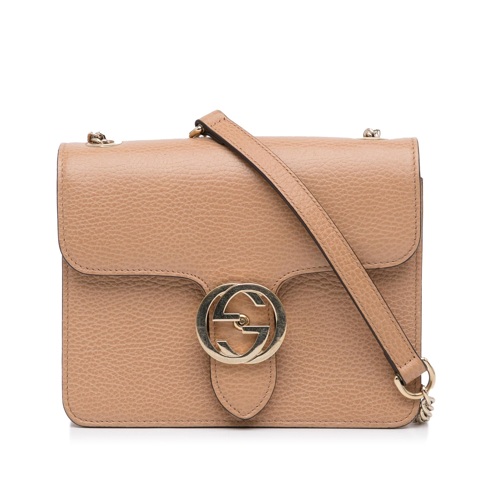 Gucci Small Dollar Calf Interlocking G Crossbody (SHG-wUdGdQ)