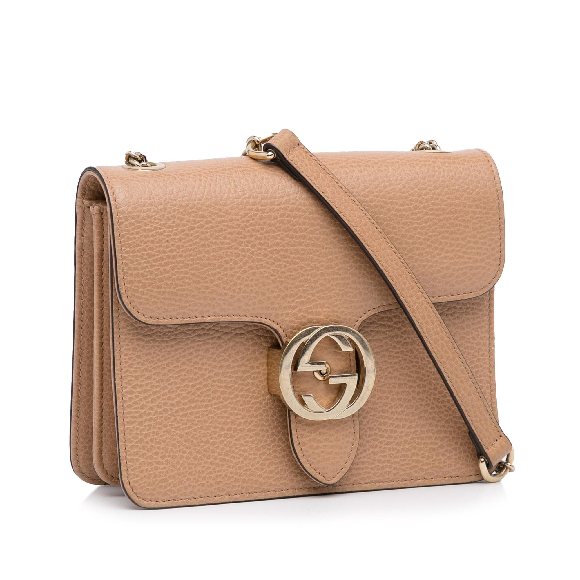 Gucci Small Dollar Calf Interlocking G Crossbody (SHG-wUdGdQ)