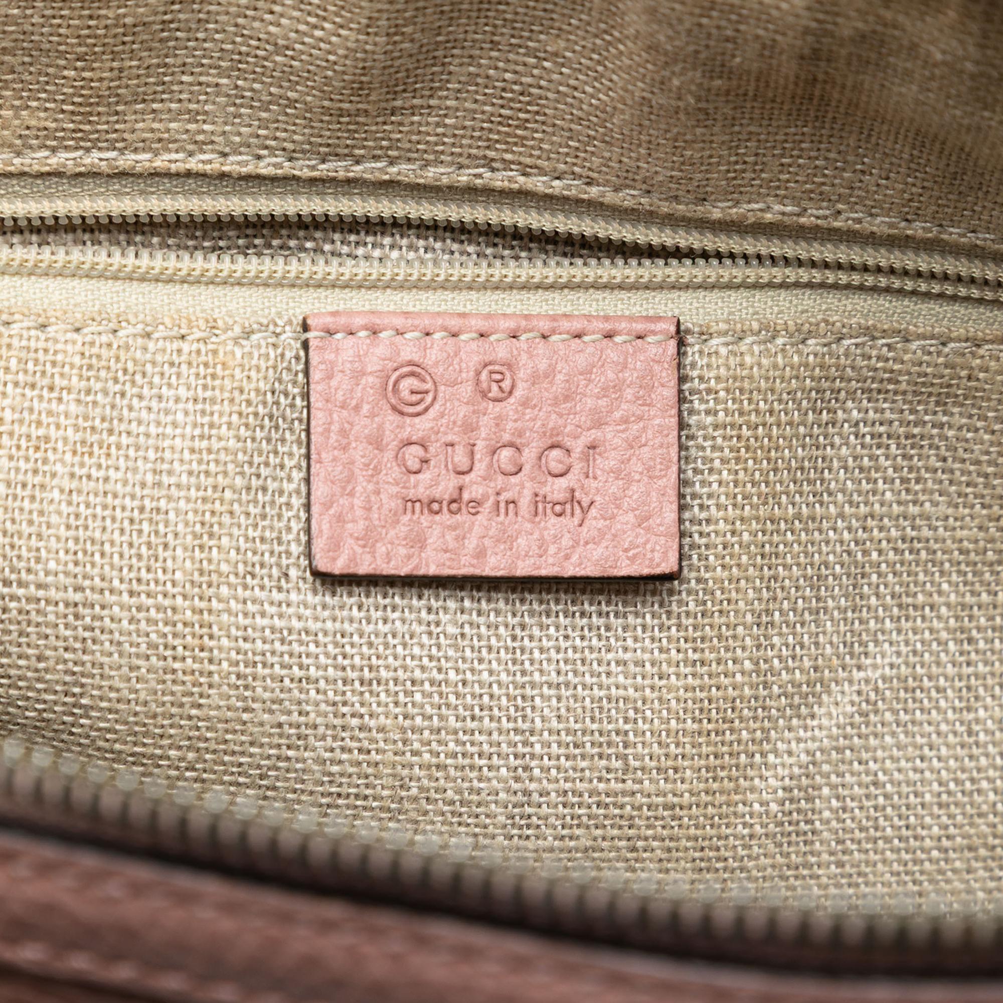 Gucci Small Dollar Calfskin GG Charm Dome Satchel