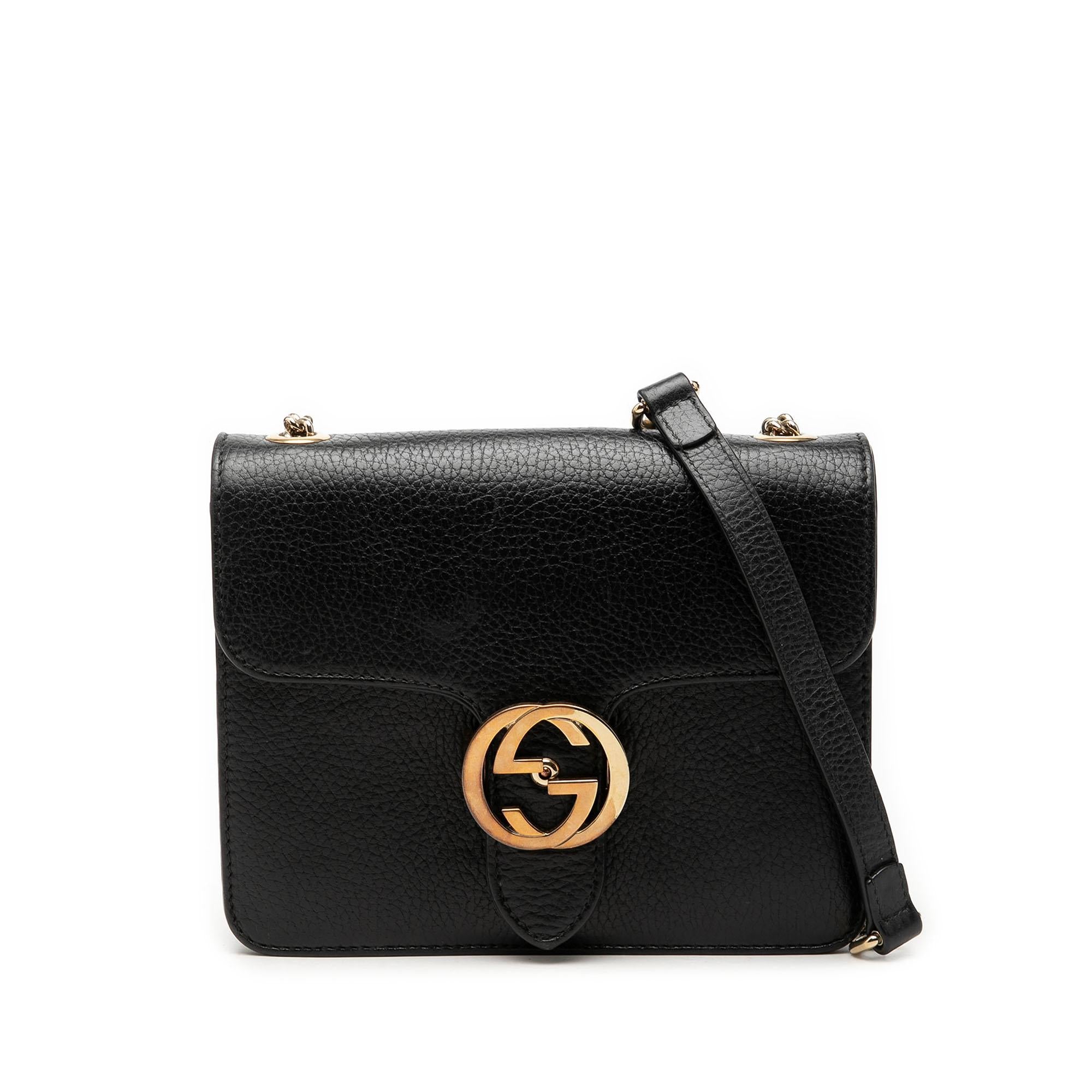 Gucci Small Dollar Calfskin Interlocking G Crossbody