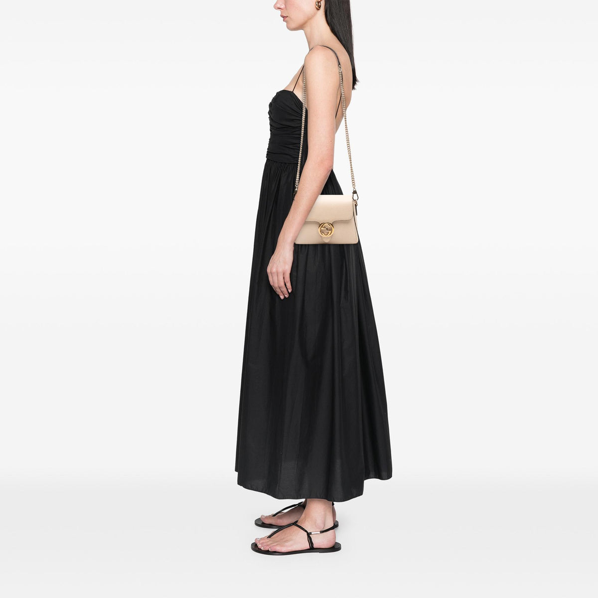 Gucci Small Dollar Calfskin Interlocking G Crossbody