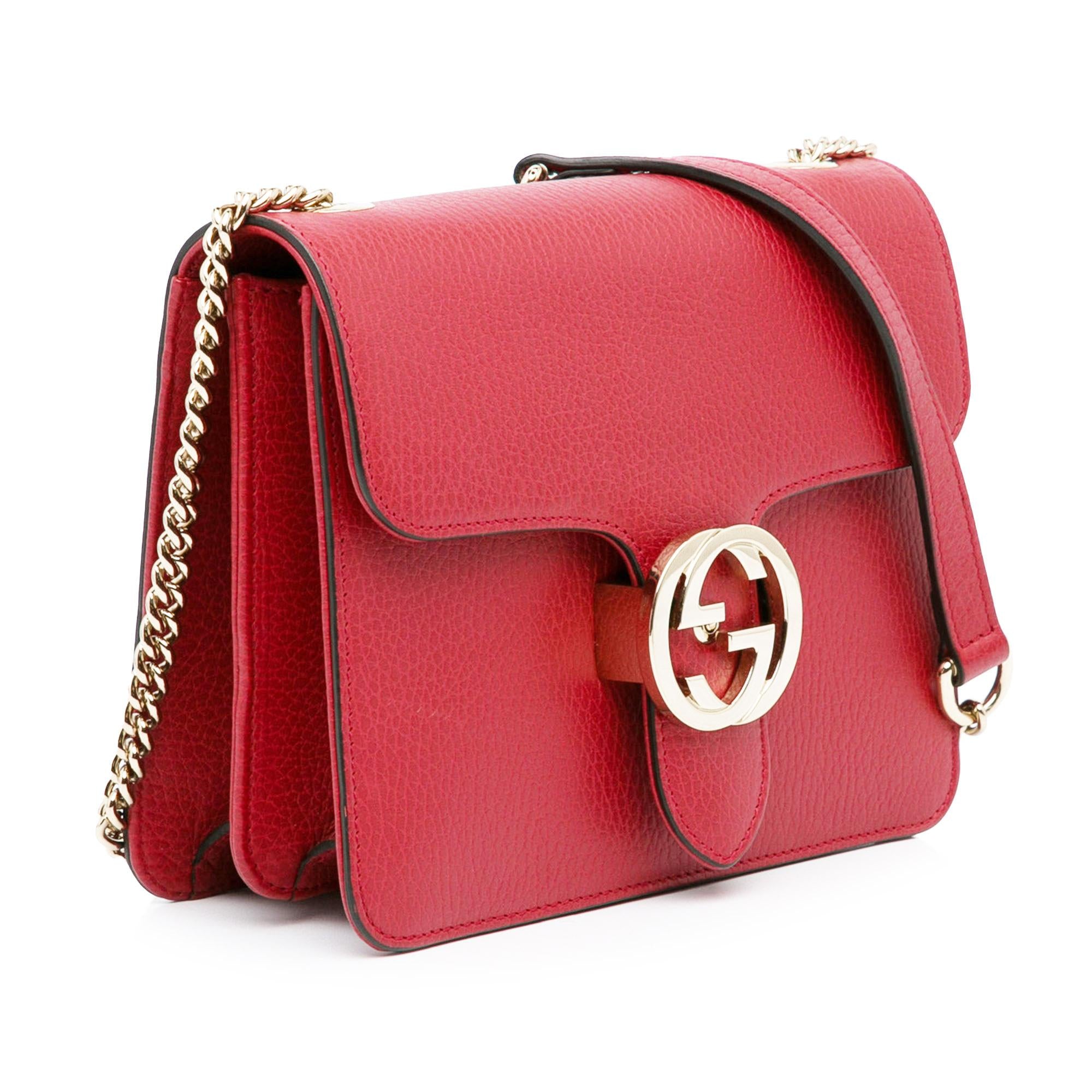 Gucci Small Dollar Interlocking G Crossbody (SHG-07nBkX)