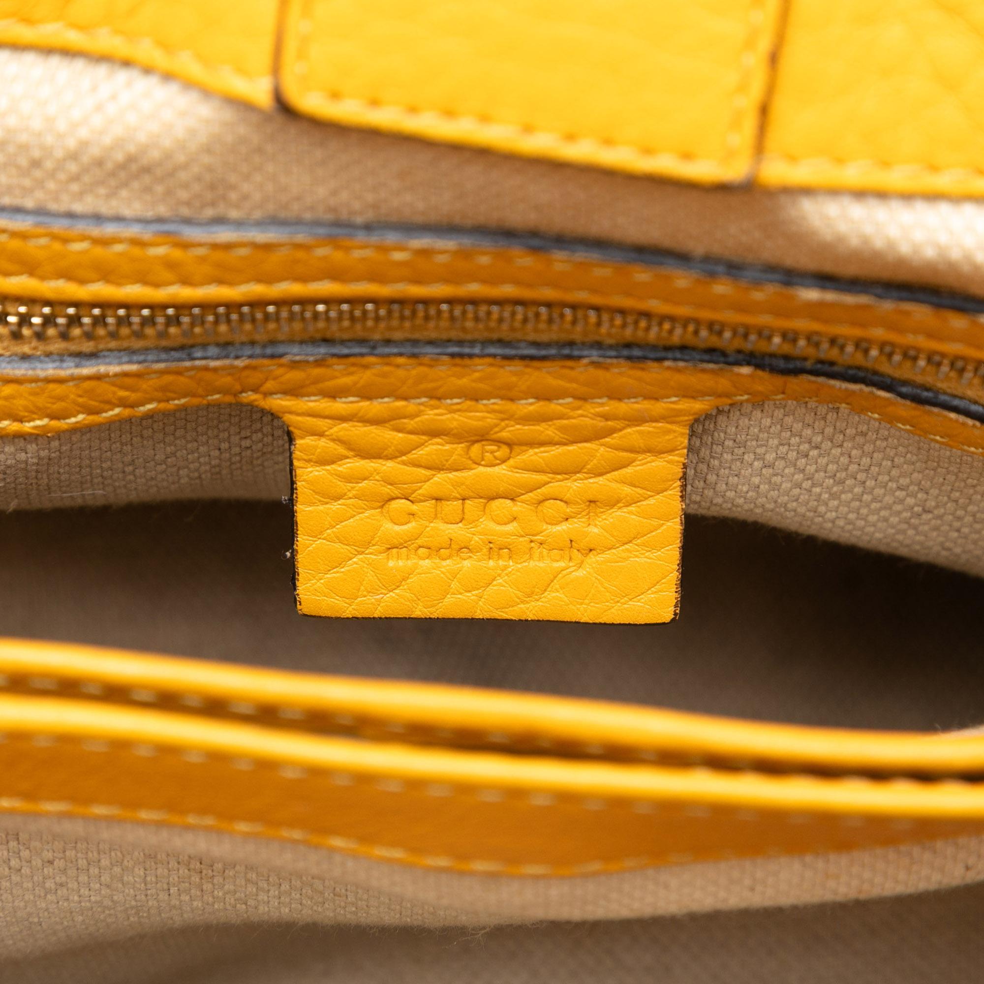 Gucci Small GG Canvas Diana Bamboo Top Handle Tote