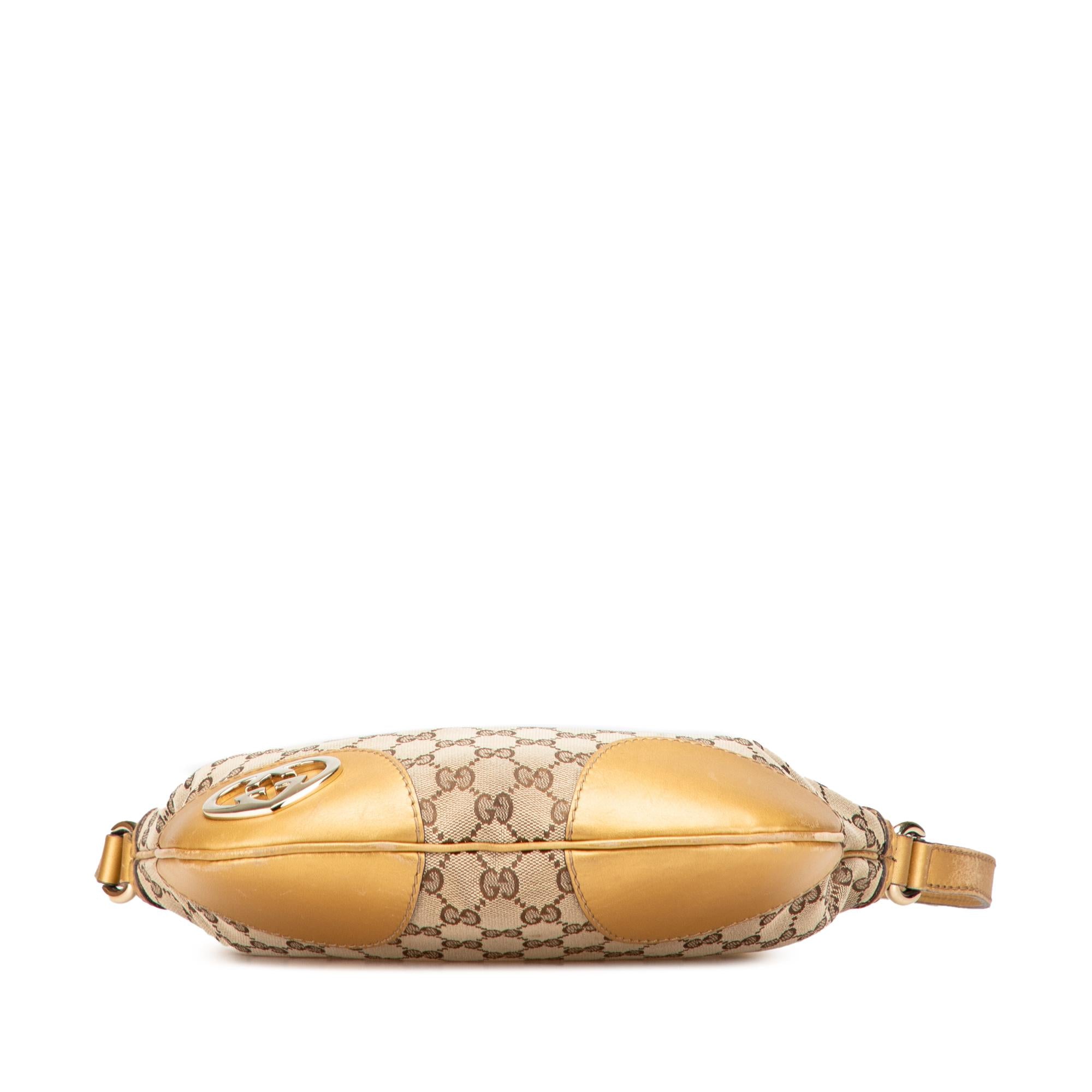 Gucci Small GG Canvas Lovely Heart Crossbody