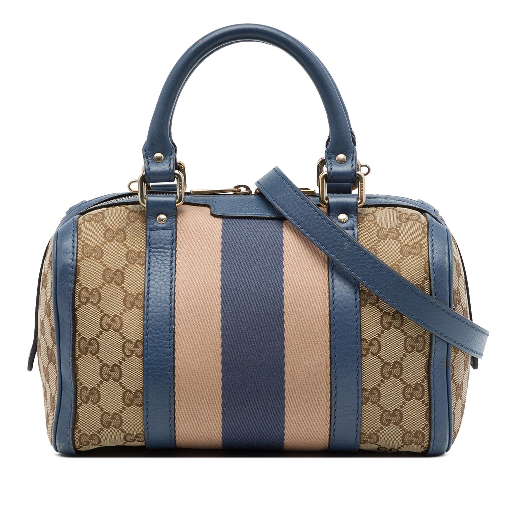 Gucci Small GG Canvas Web Joy Boston Bag