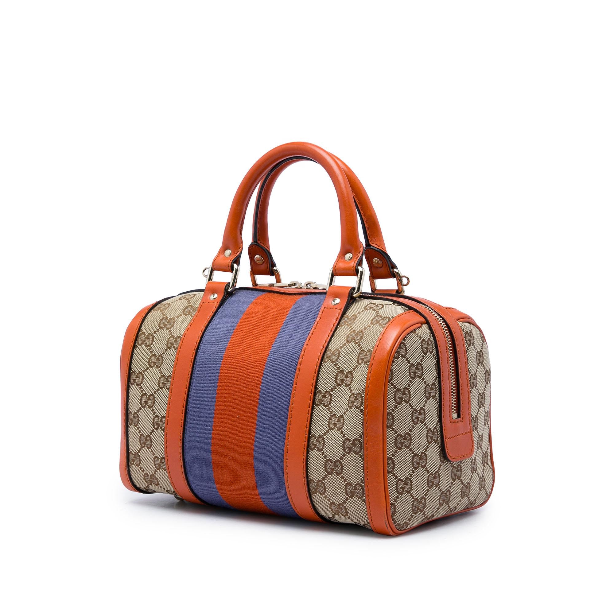Gucci Small GG Canvas Web Joy Boston Bag
