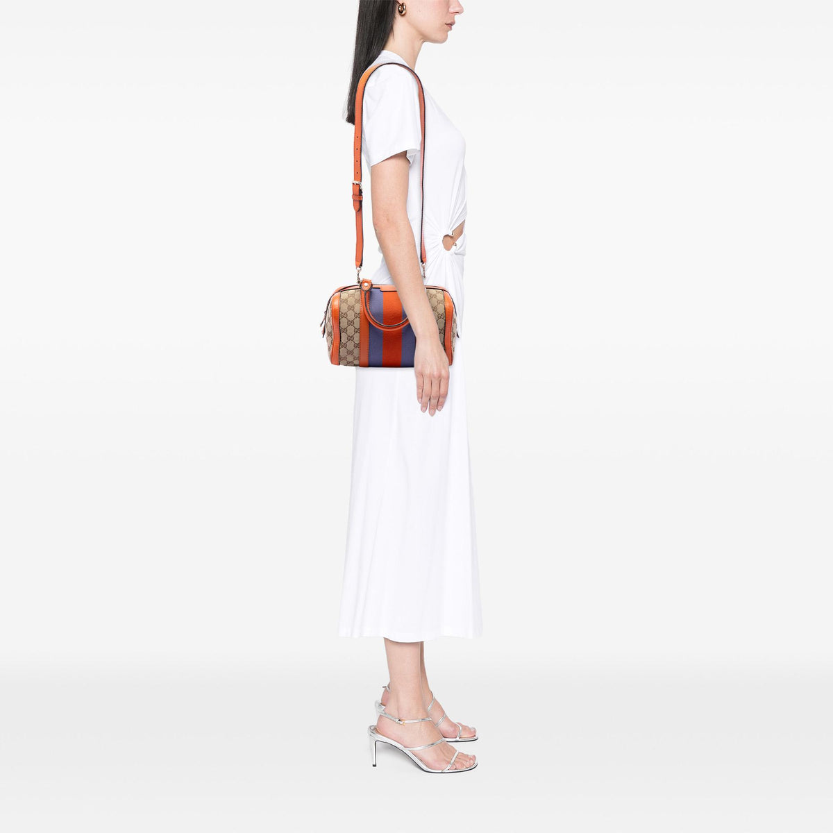 Gucci Small GG Canvas Web Joy Boston Bag