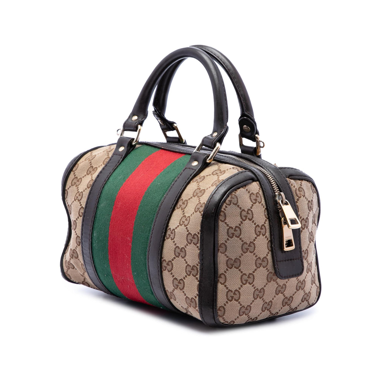 Gucci Small GG Canvas Web Joy Boston Bag