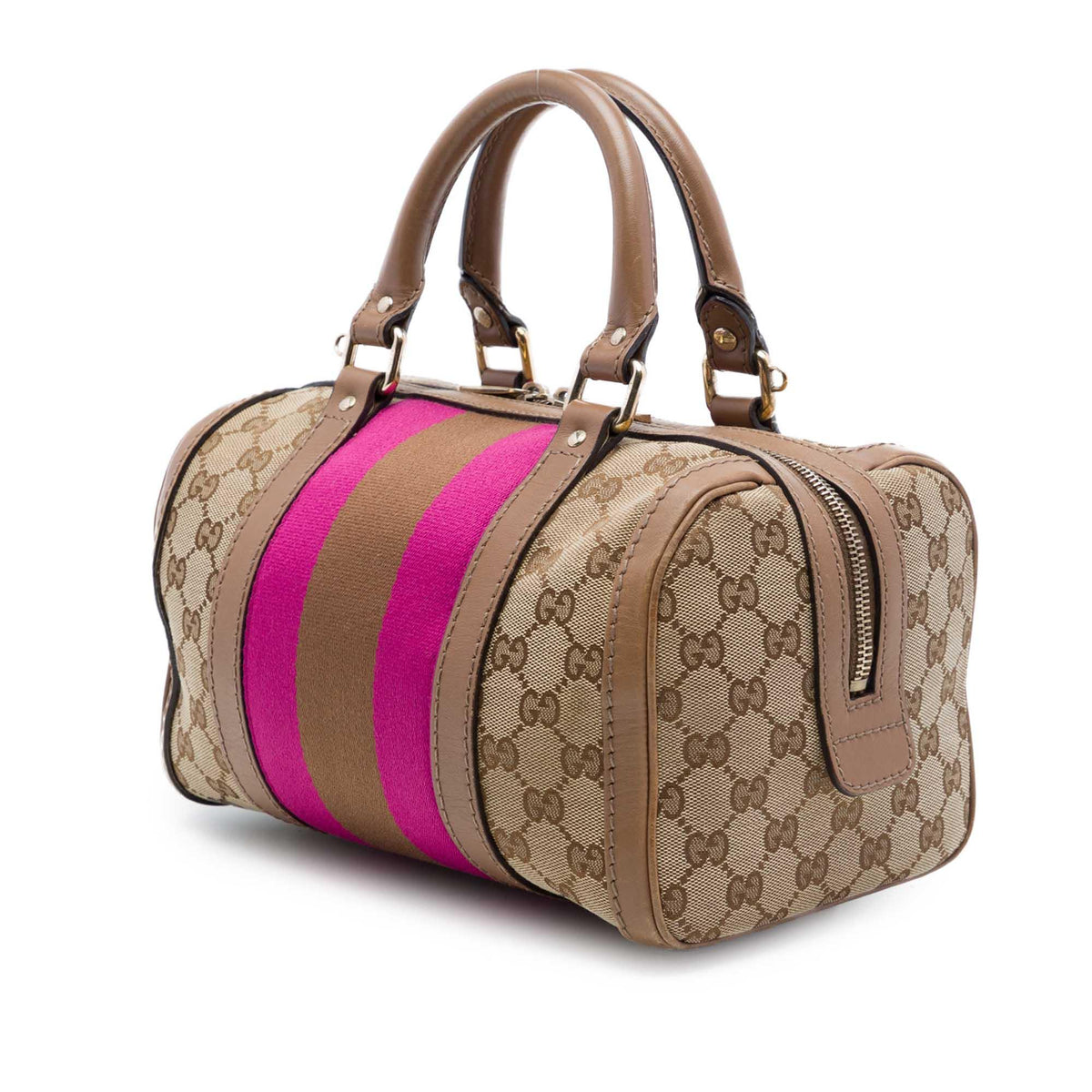 Gucci Small GG Canvas Web Joy Boston Bag