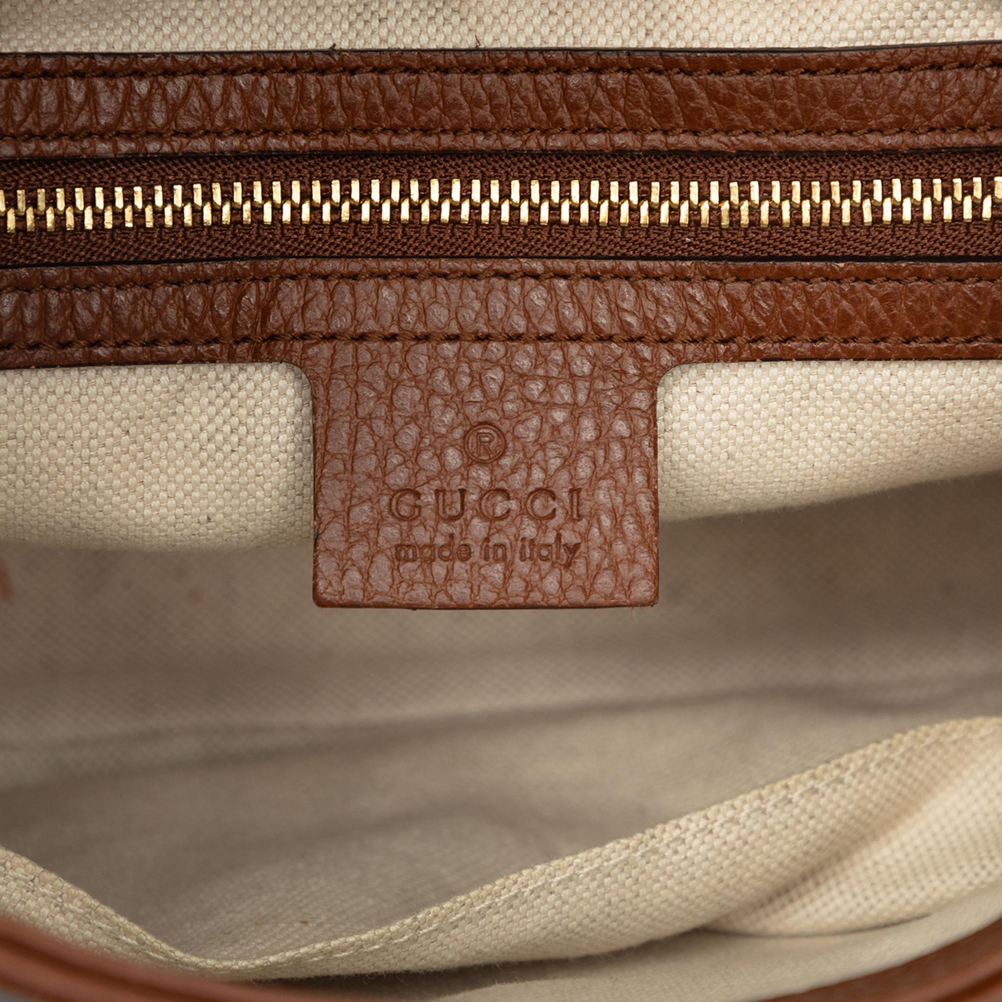 Gucci Small GG Denim Jackie 1961 Crossbody