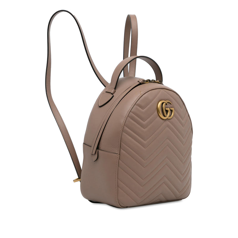 Gucci Small GG Marmont Matelasse Backpack (SHG-6nZ2to)
