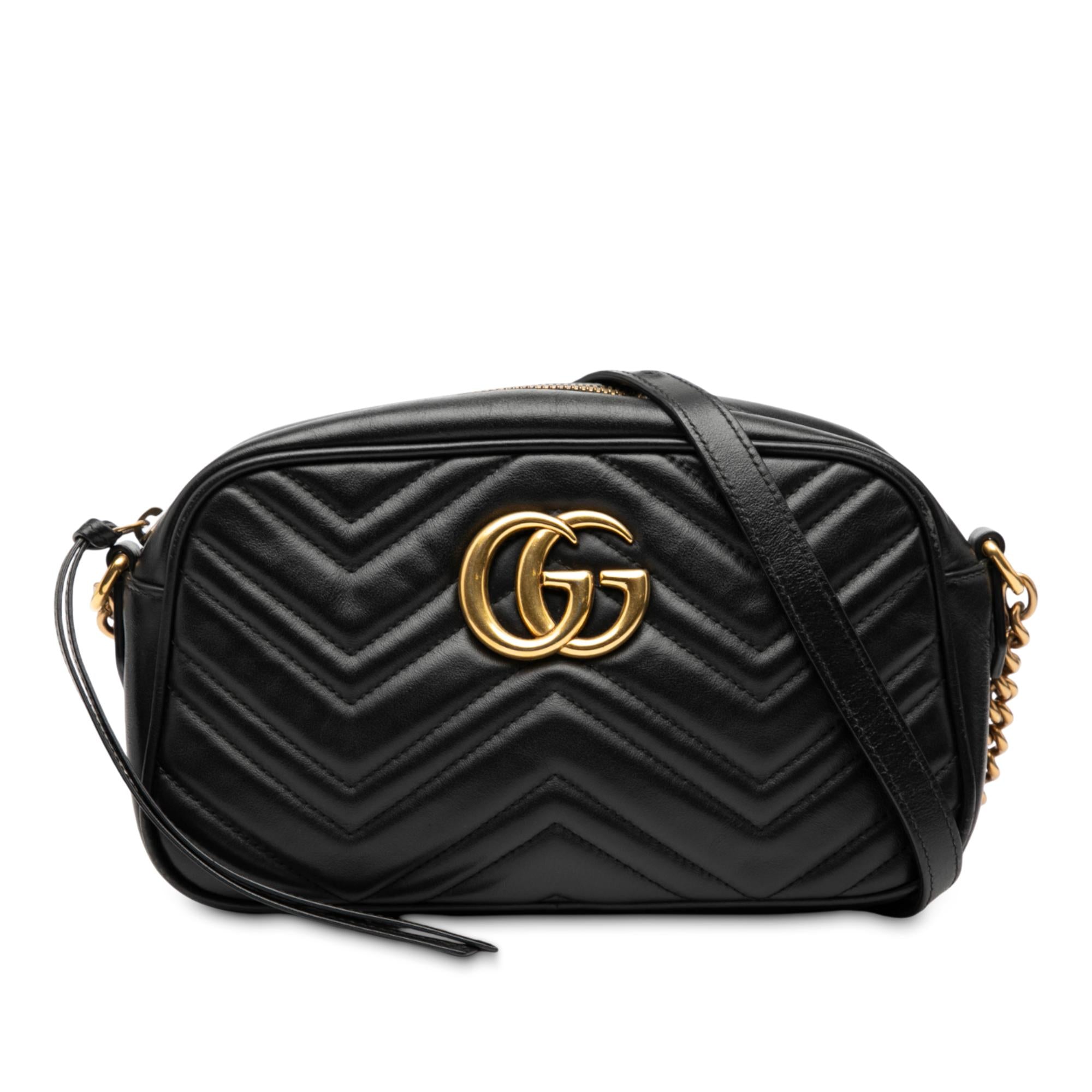 Gucci Small GG Marmont Matelasse Calfskin Crossbody