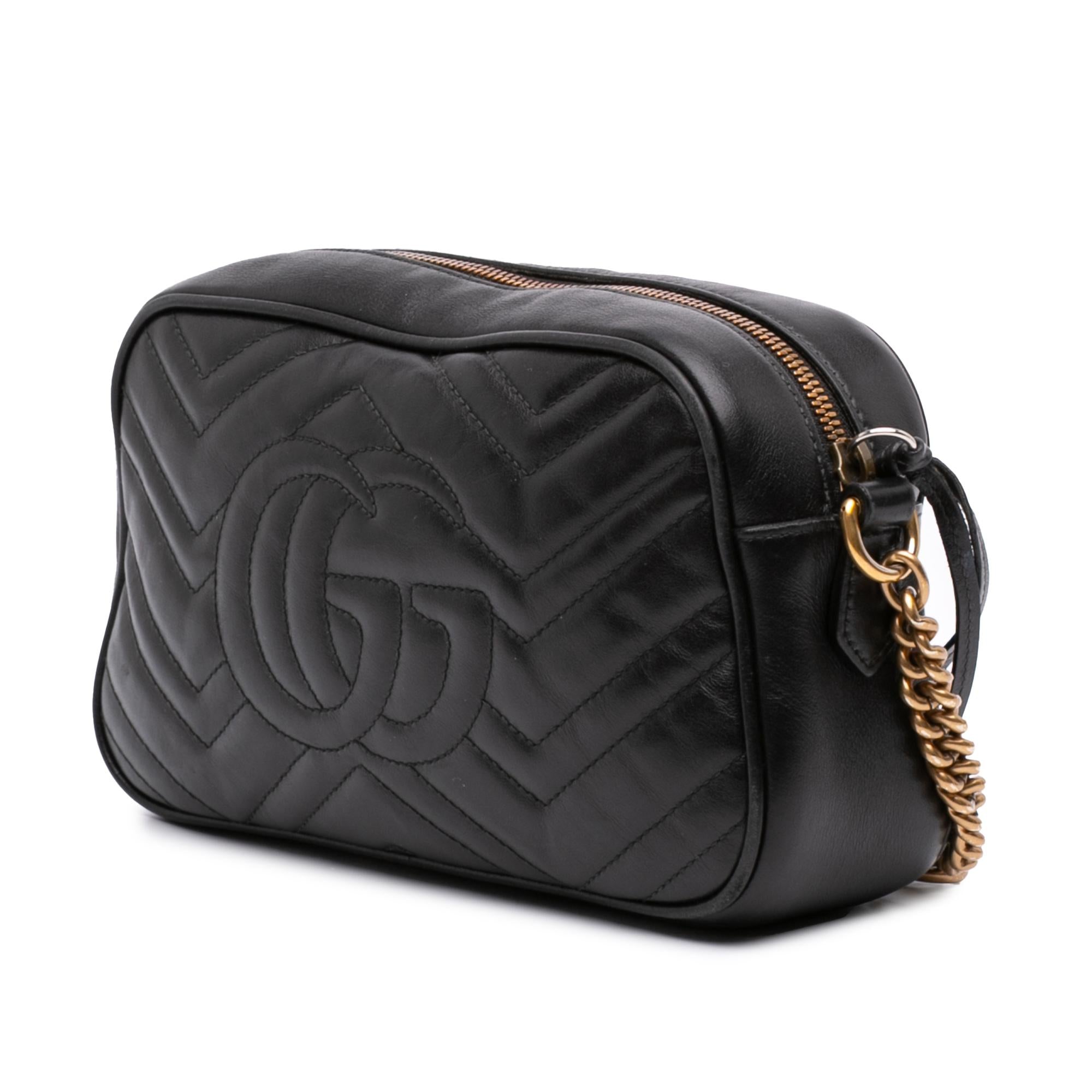 Gucci Small GG Marmont Matelasse Calfskin Crossbody