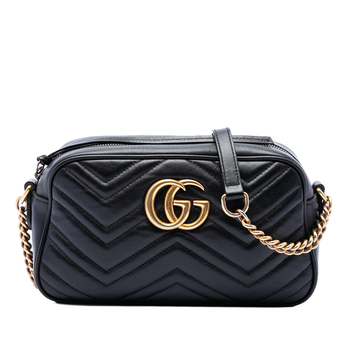 Gucci Small GG Marmont Matelasse Calfskin Crossbody