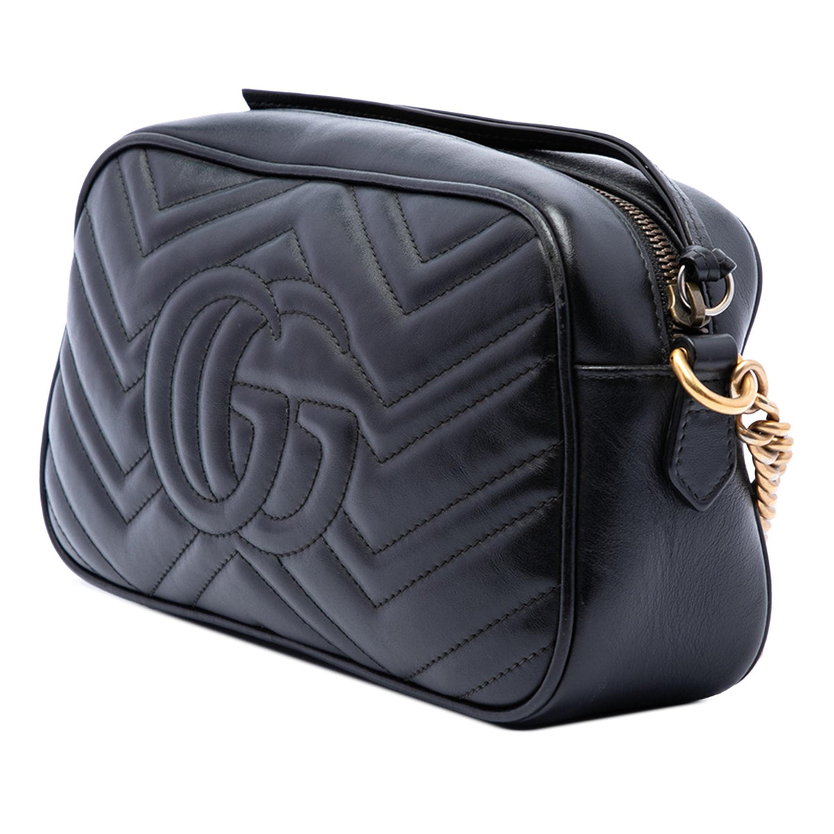Gucci Small GG Marmont Matelasse Calfskin Crossbody