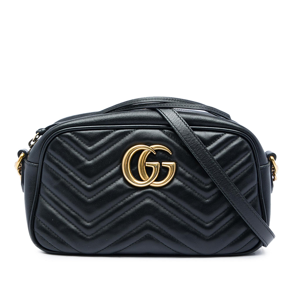 Gucci Small GG Marmont Matelasse Calfskin Crossbody