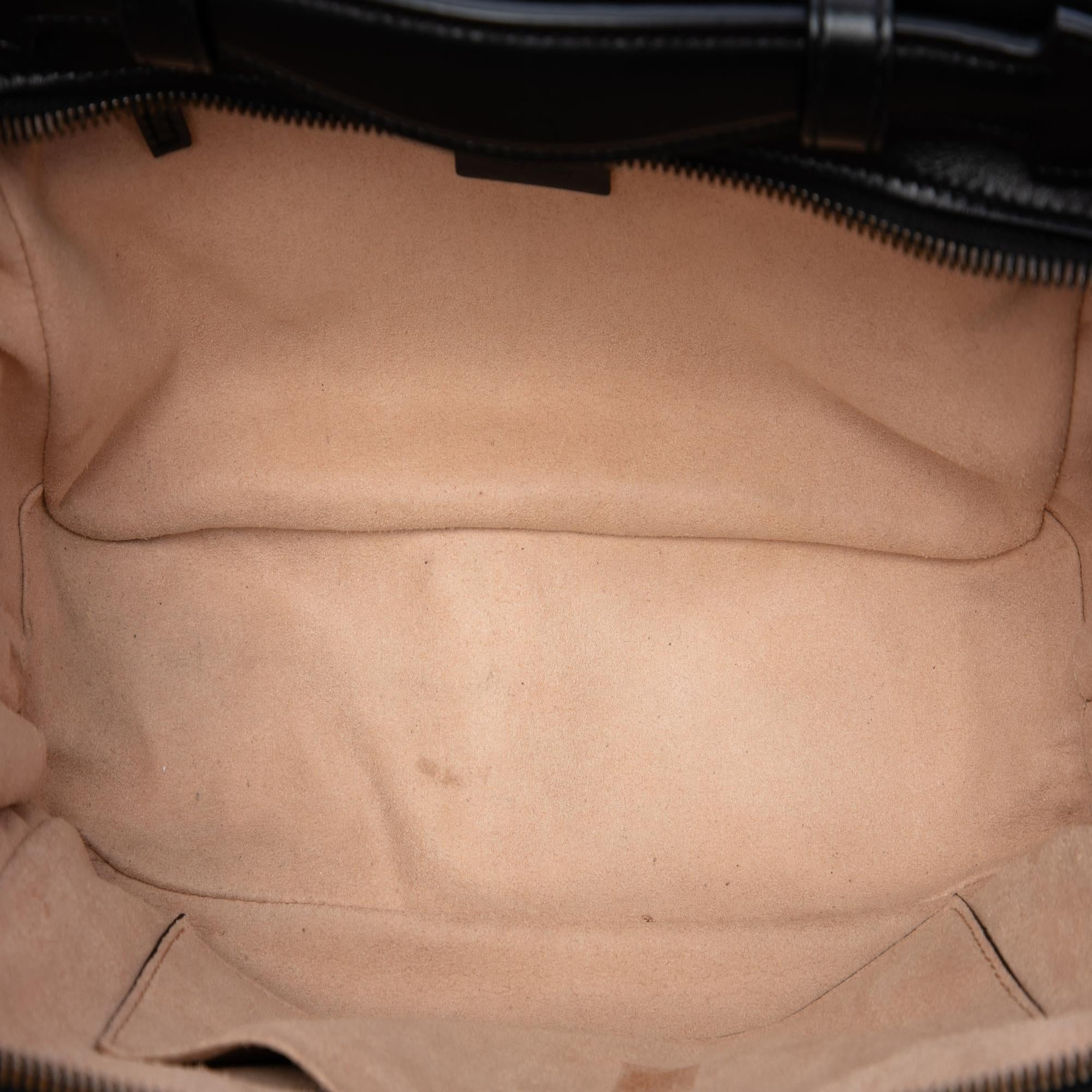 Gucci Small GG Marmont Matelasse Calfskin Sylvie Top Handle Satchel