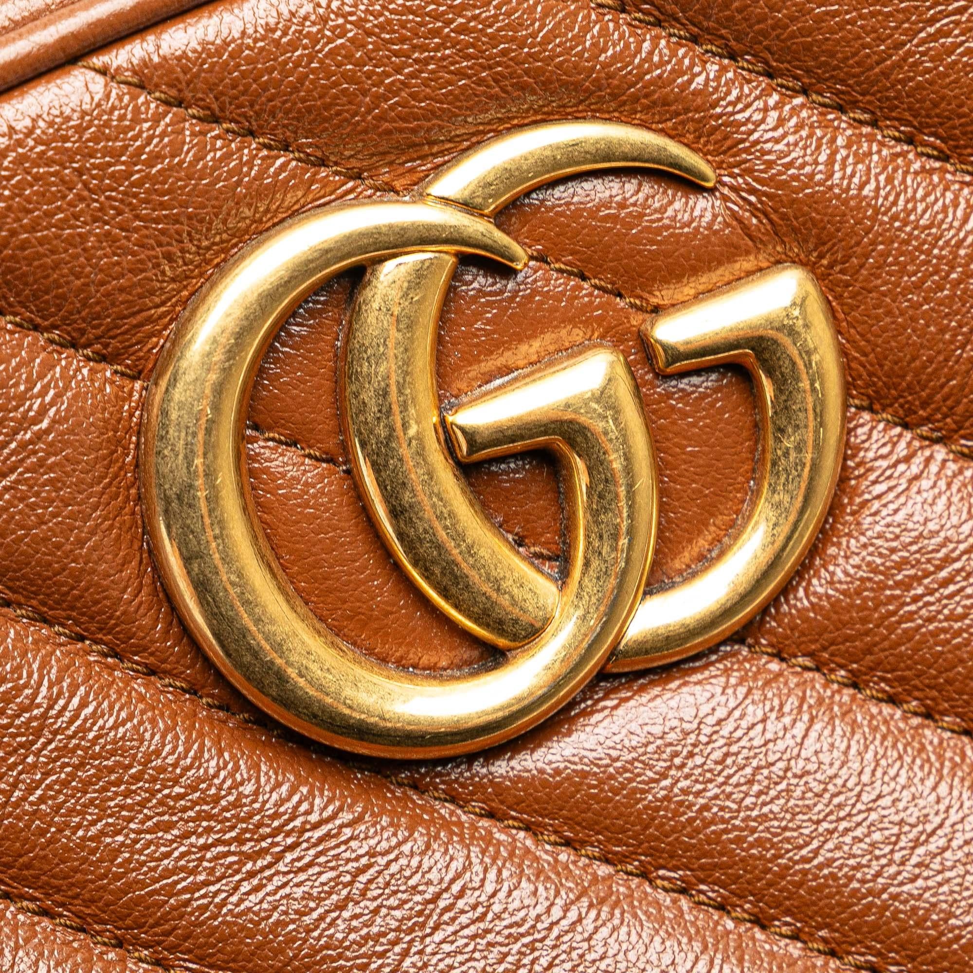Gucci Small GG Marmont Matelasse Leather Crossbody