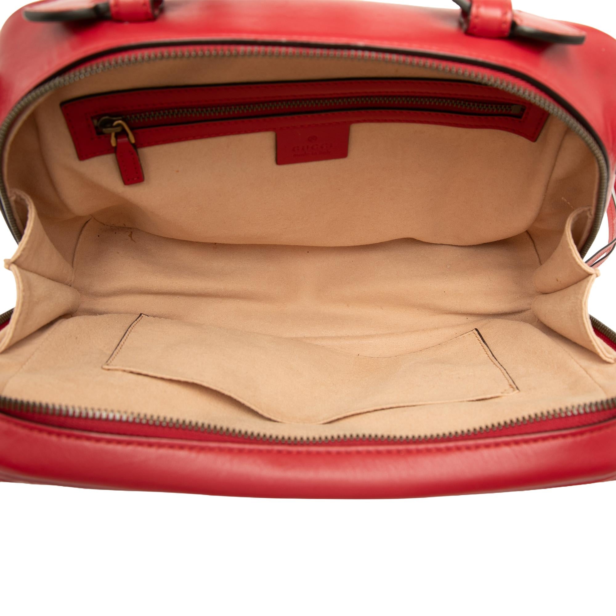 Gucci Small GG Marmont Matelasse Leather Top Handle Satchel